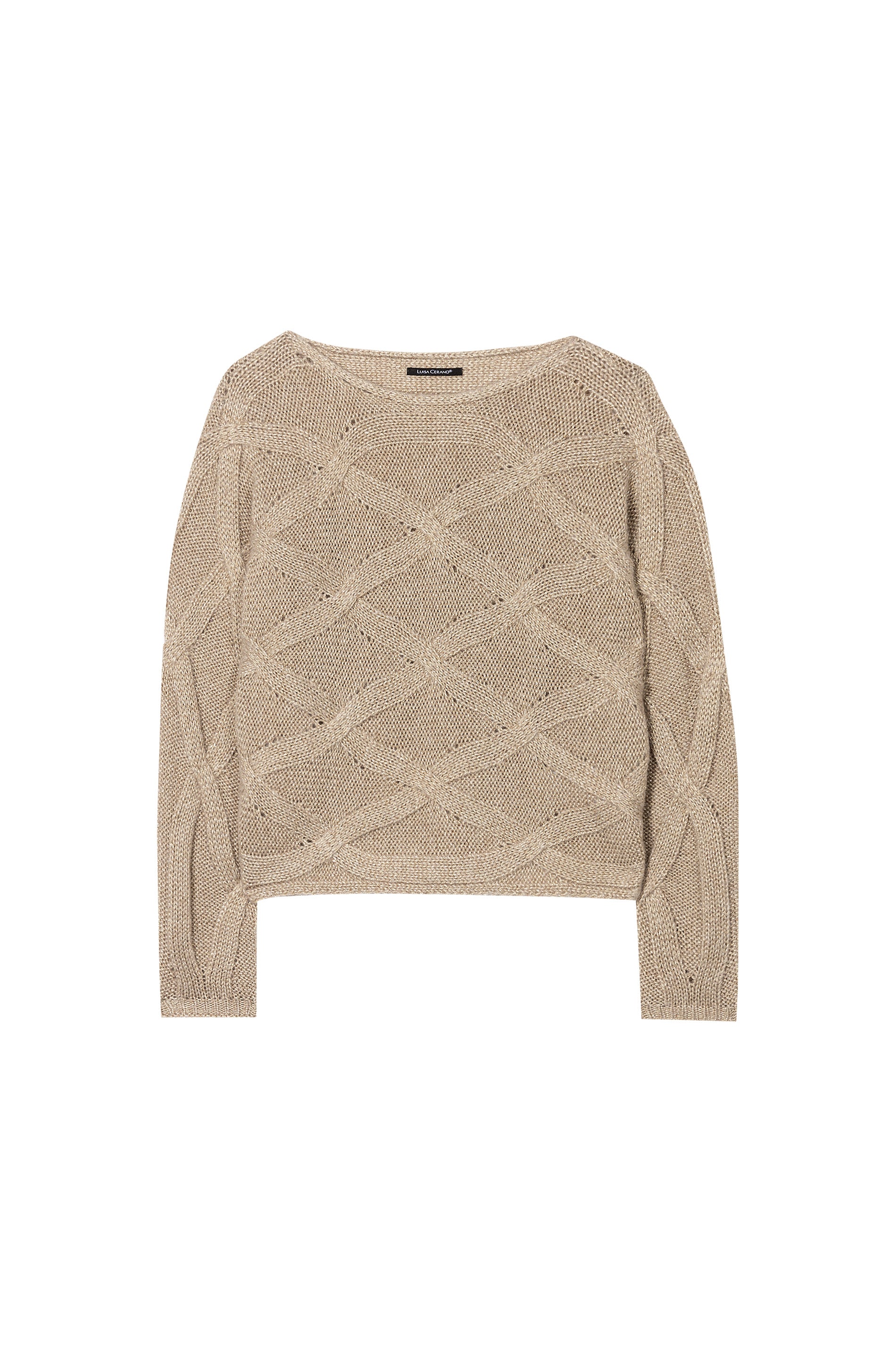 Pullover mit Zopfmuster