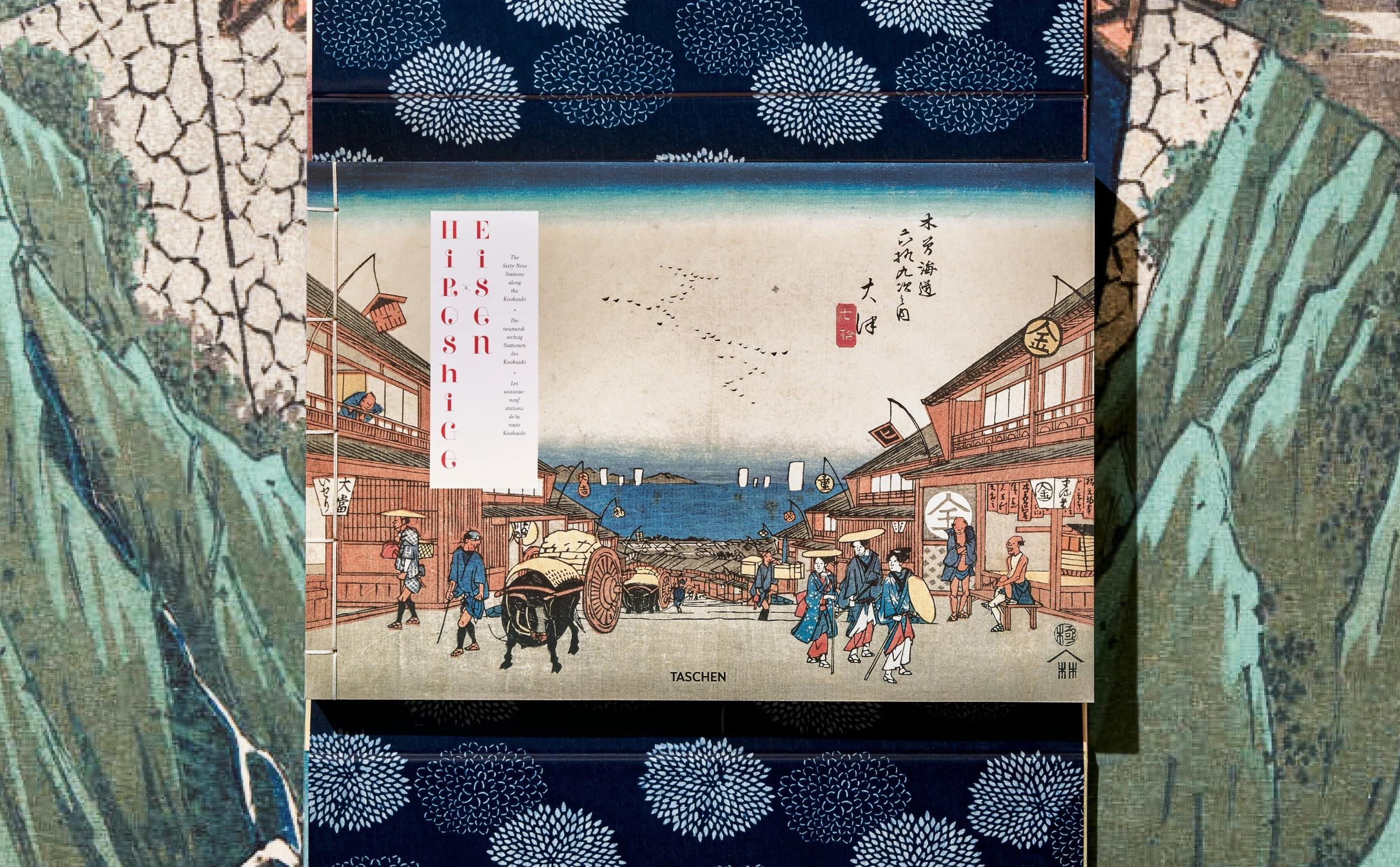 Taschen-Hiroshige & Eisen. The Sixty-Nine Stations along the Kisokaido (German, French, English)-Art-Black-Deal-Outlet-by-ARCHIVIST
