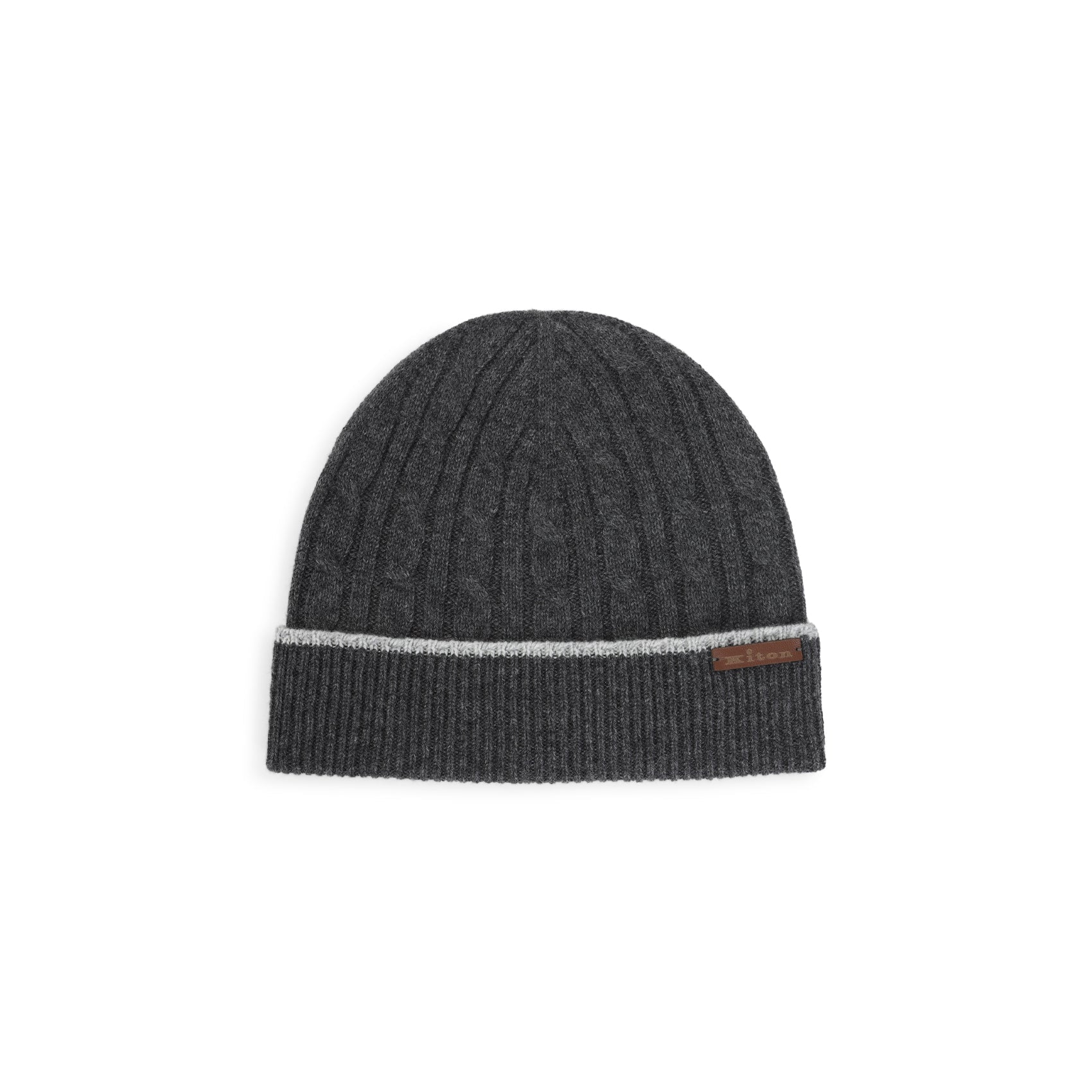 Kiton Cable-Knit Beanie - MEN ACCESSORIES - KITON - T.Luxy