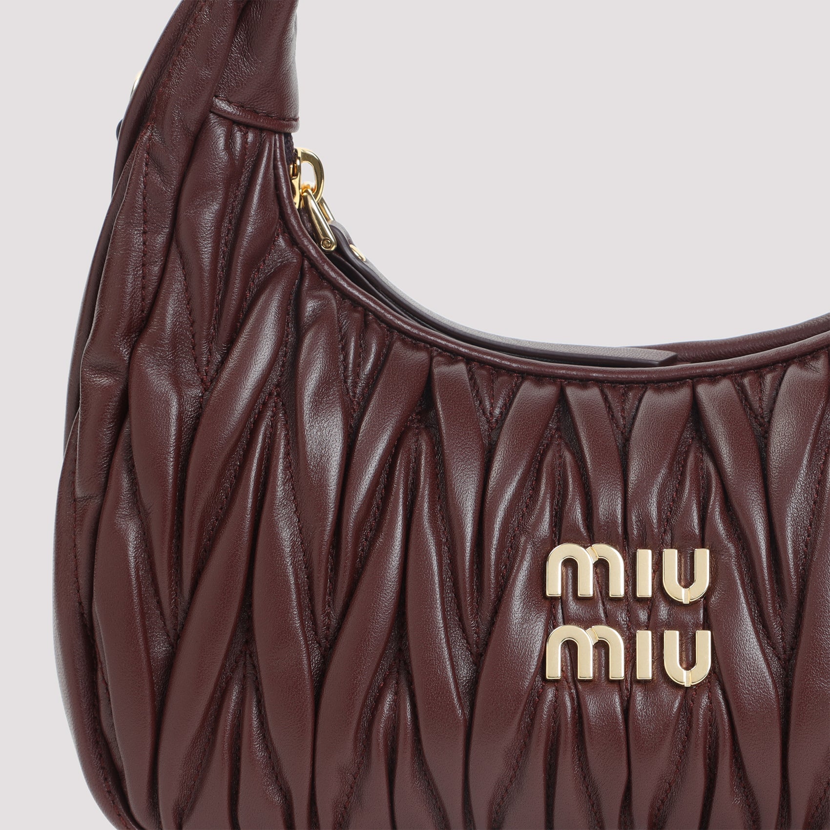 Miu Miu Small Wander Matelassé Hobo Bag - WOMEN BAGS - MIU MIU - T.Luxy
