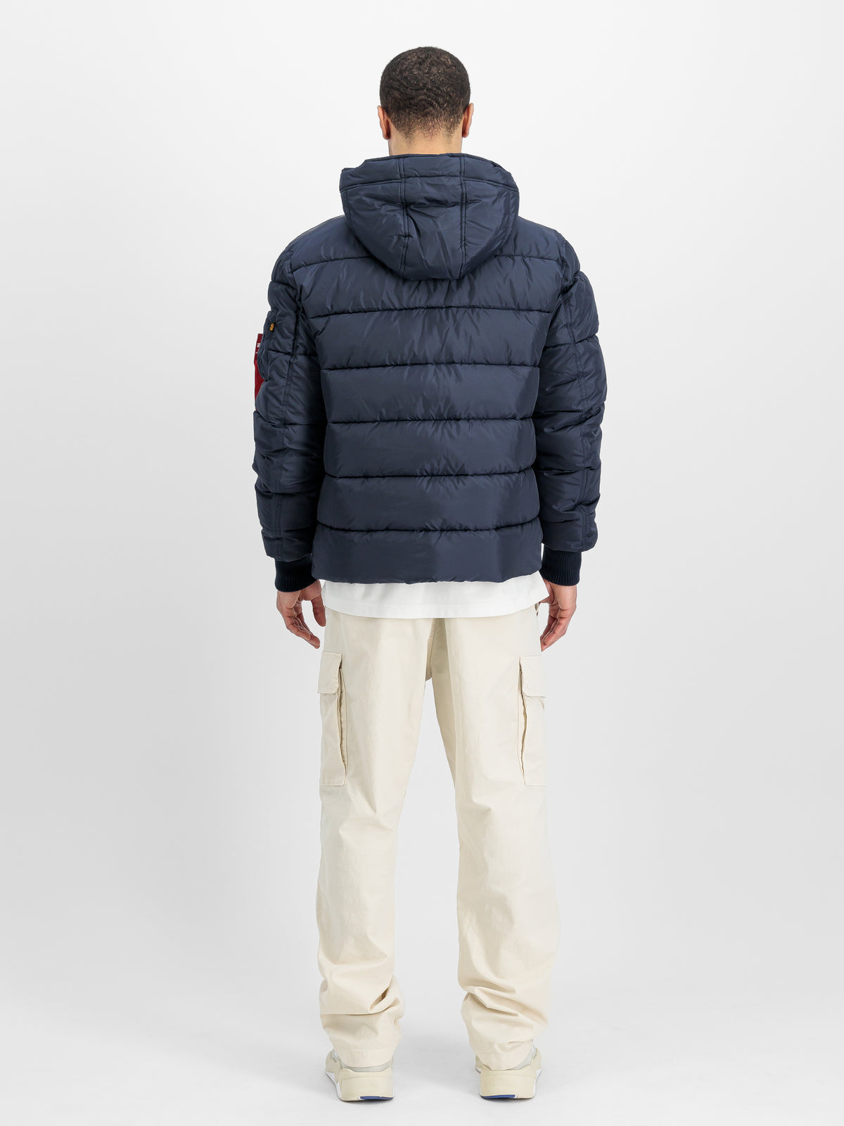Hooded Puffer Faux Down Winter Jacket