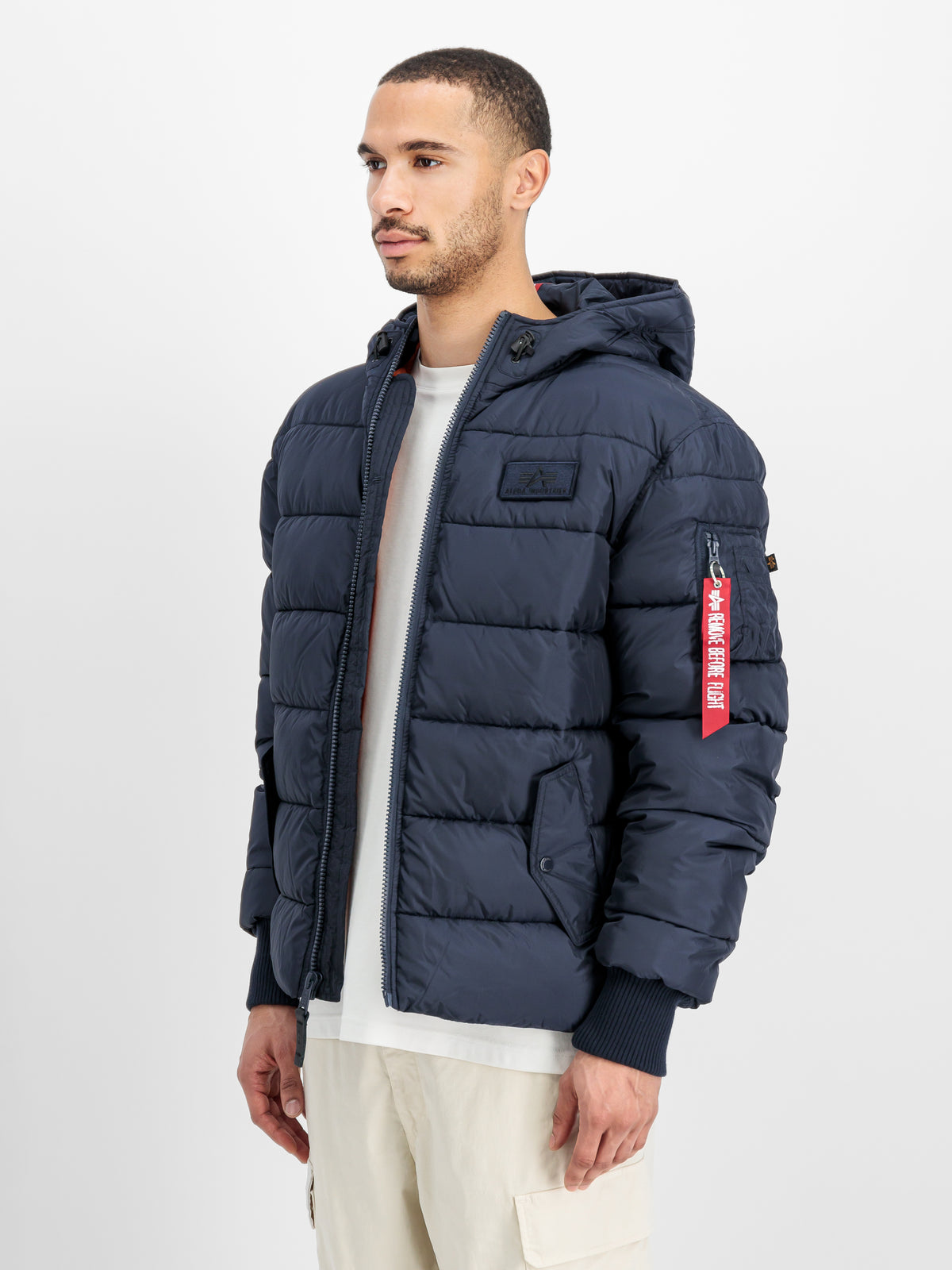 Hooded Puffer Faux Down Winter Jacket