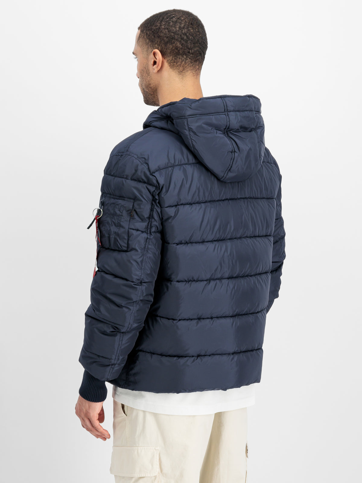 Hooded Puffer Faux Down Winter Jacket