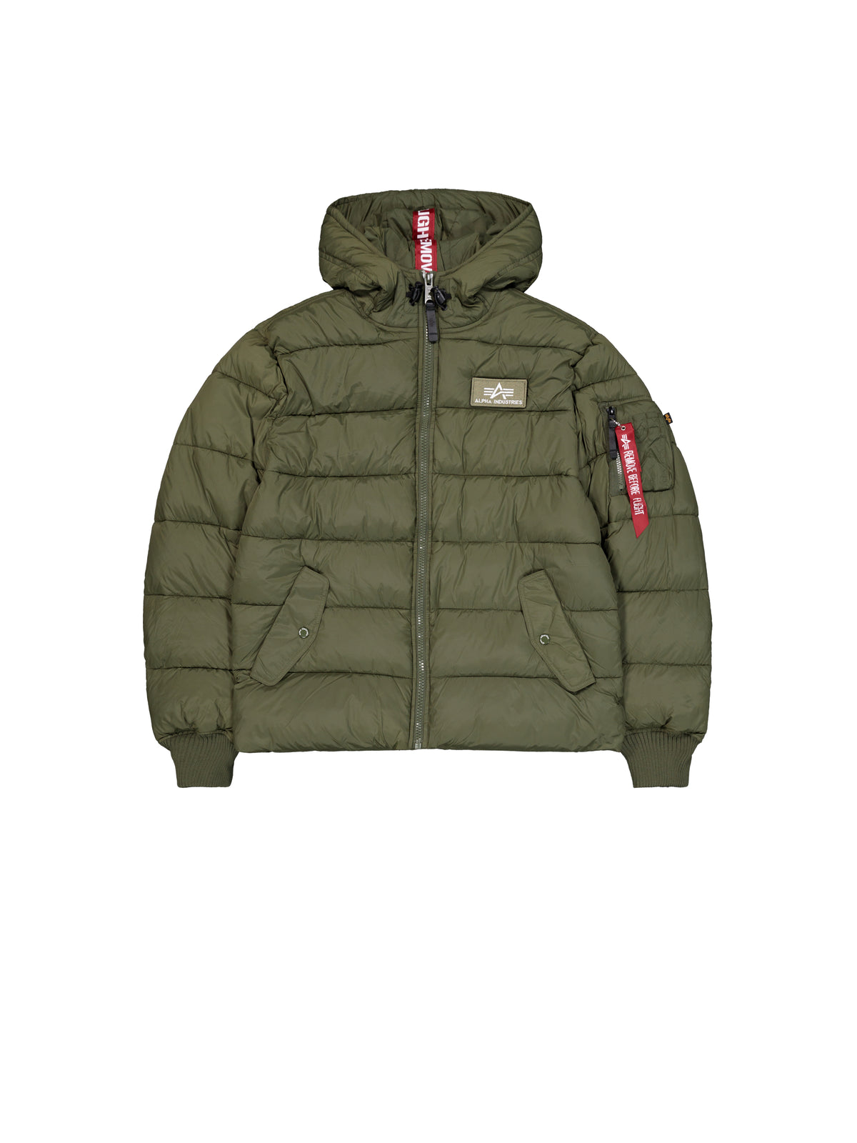 Hooded Puffer Faux Down Winter Jacket