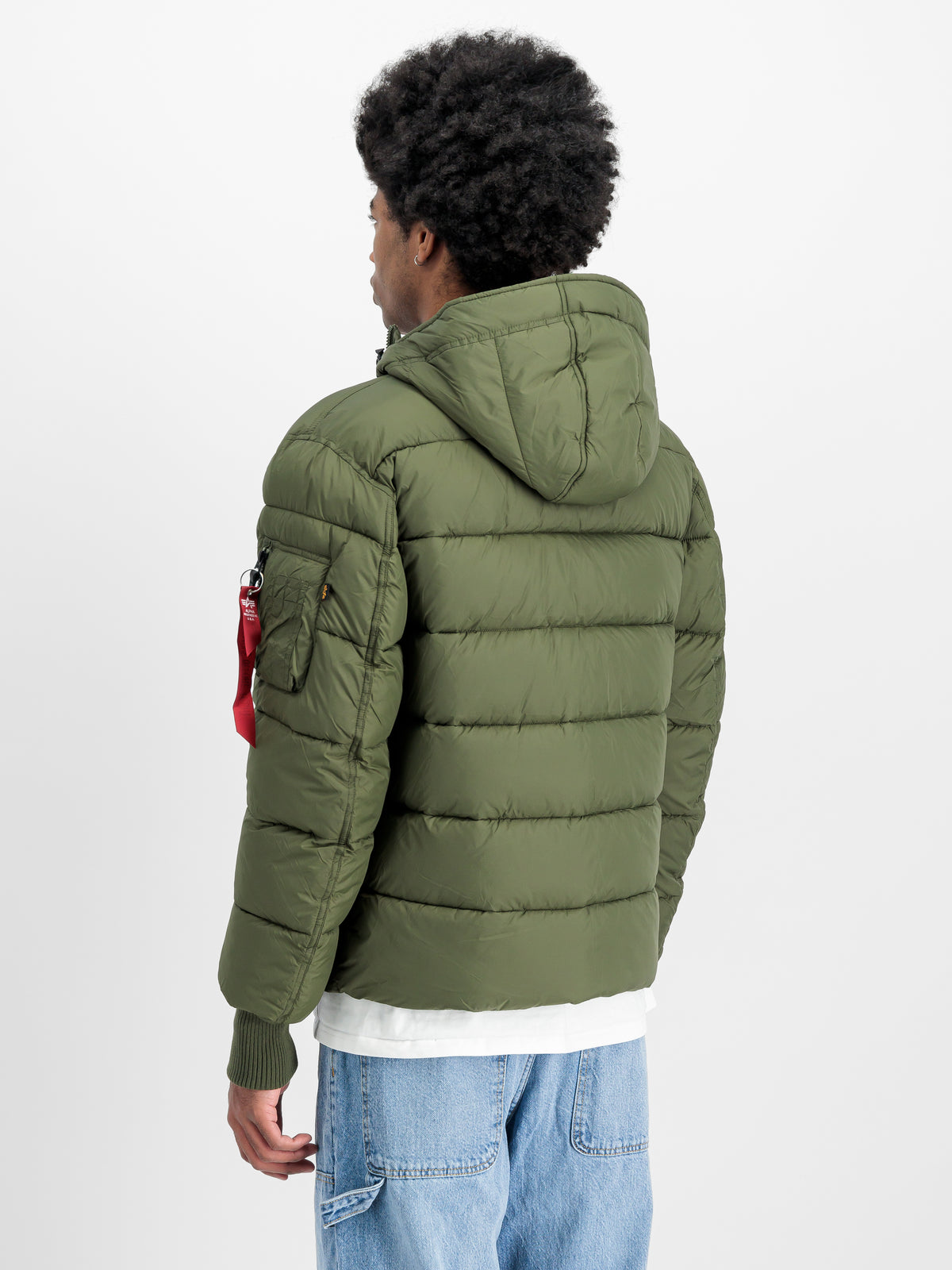 Hooded Puffer Faux Down Winter Jacket