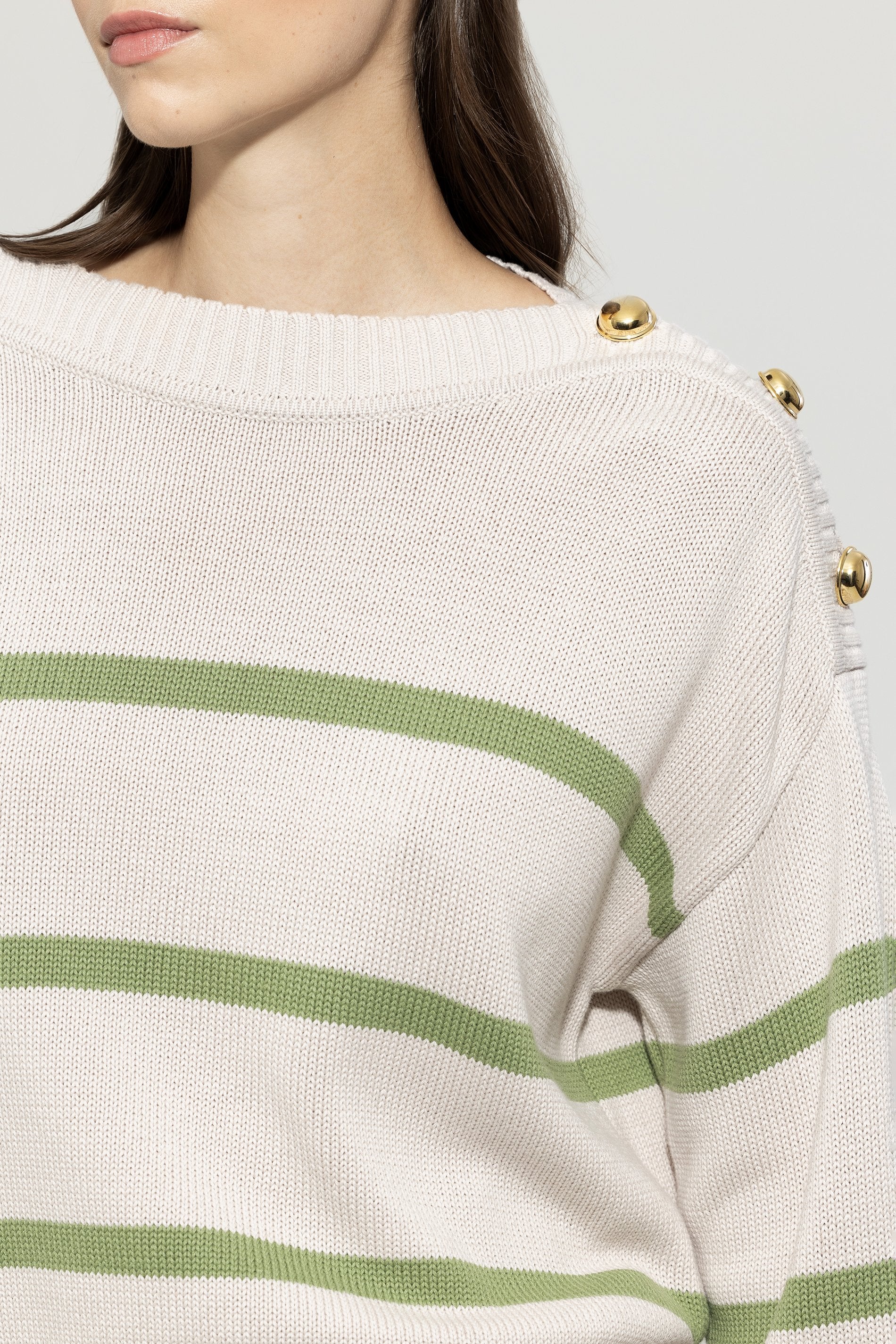 Pullover mit Streifen
