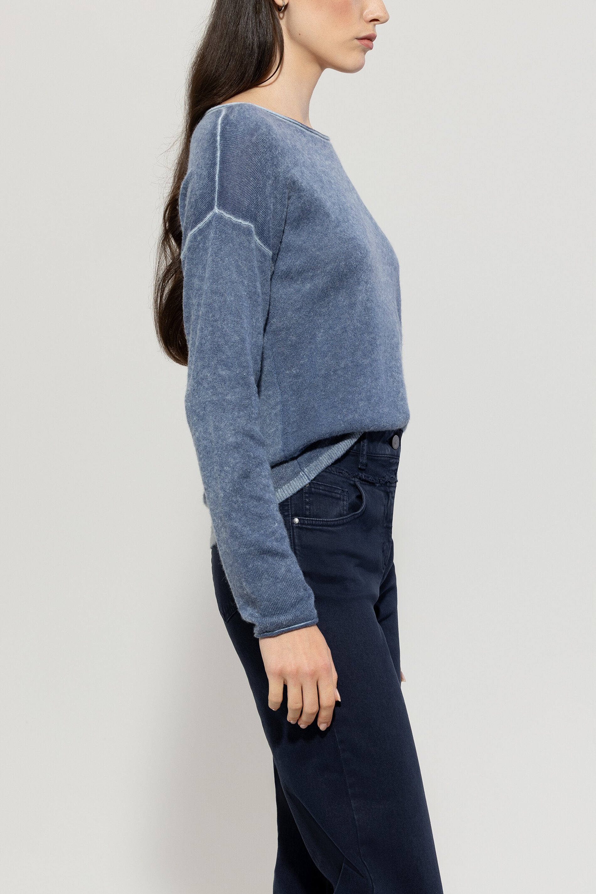 Feinstrick-Pullover