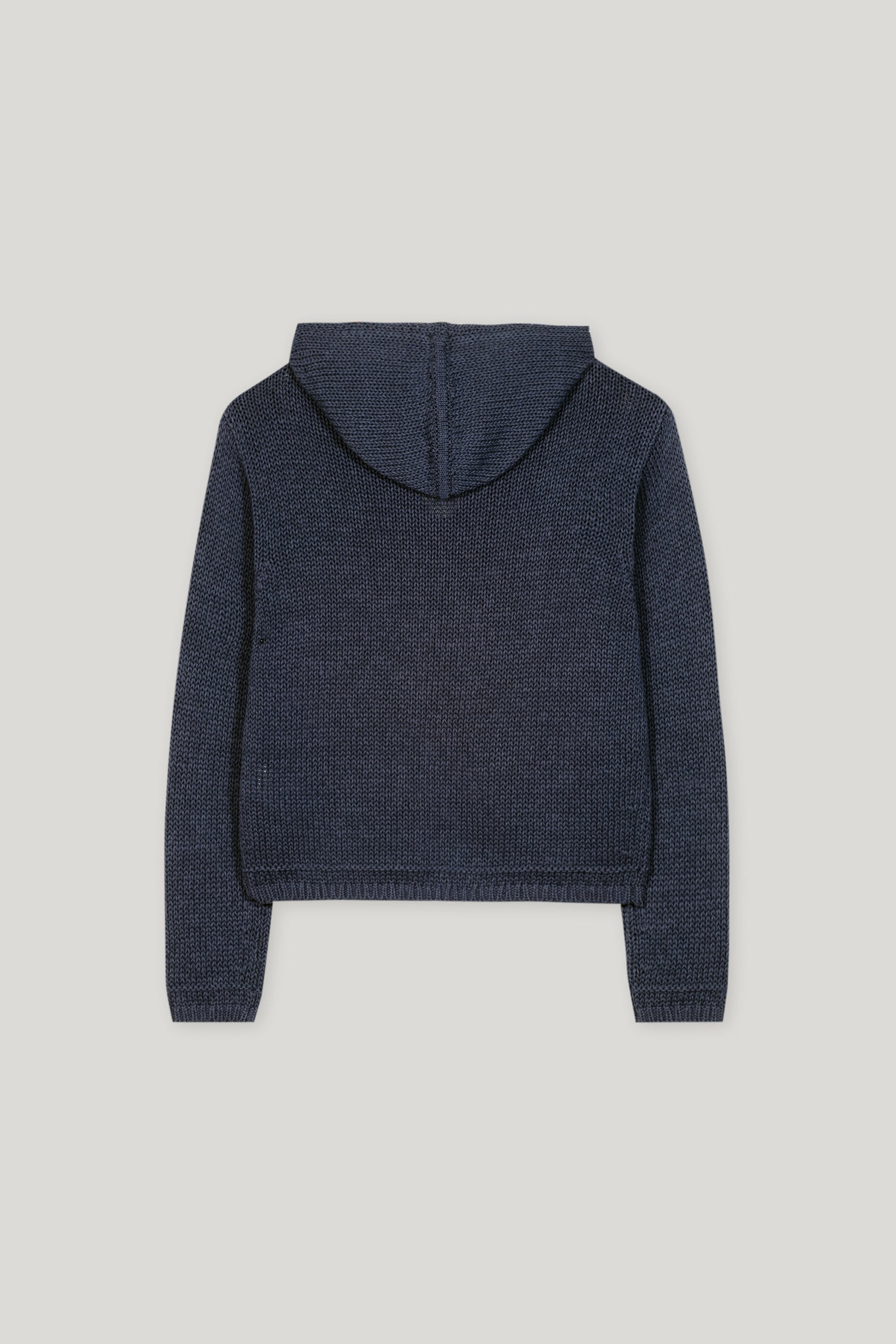 Hoodie aus Leinen-Mix