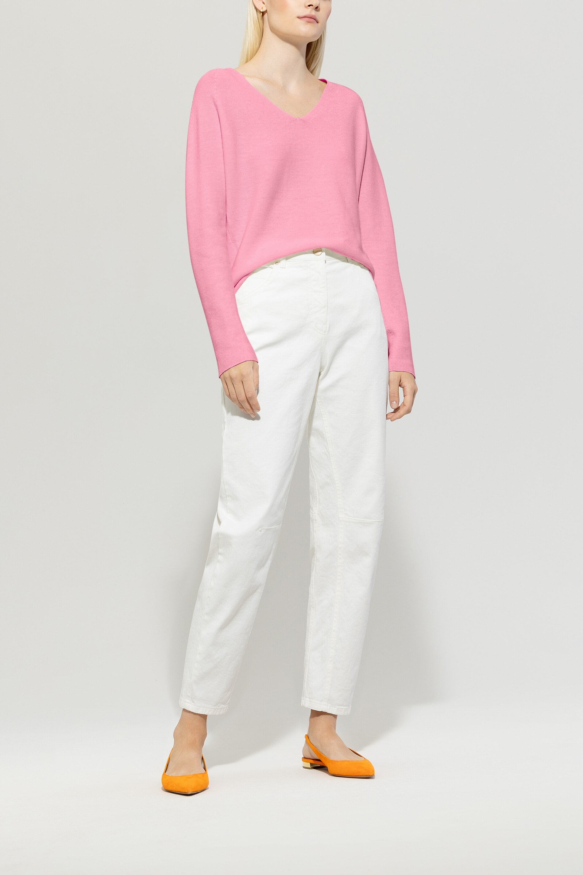 V-Pullover in Links-Struktur
