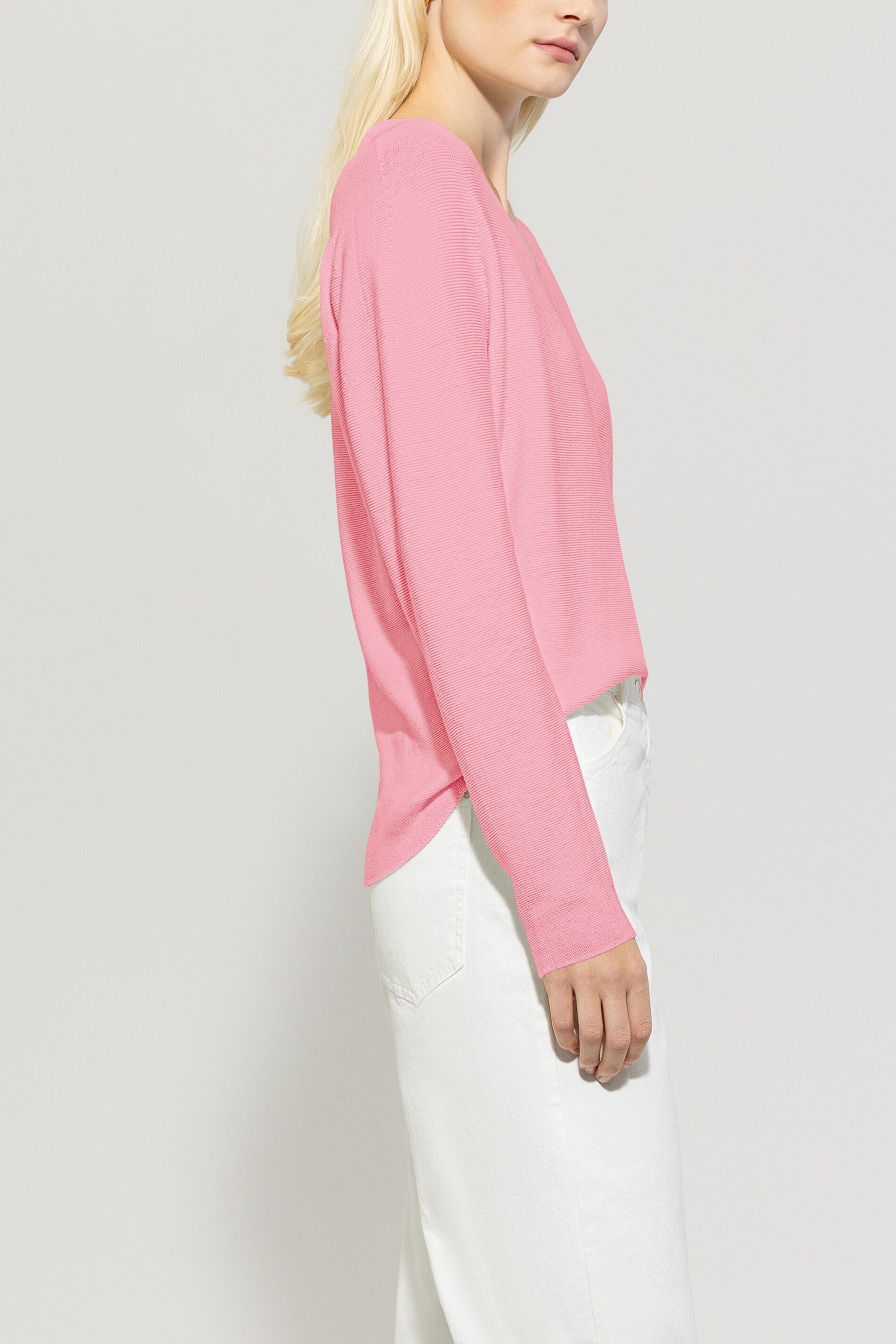 V-Pullover in Links-Struktur