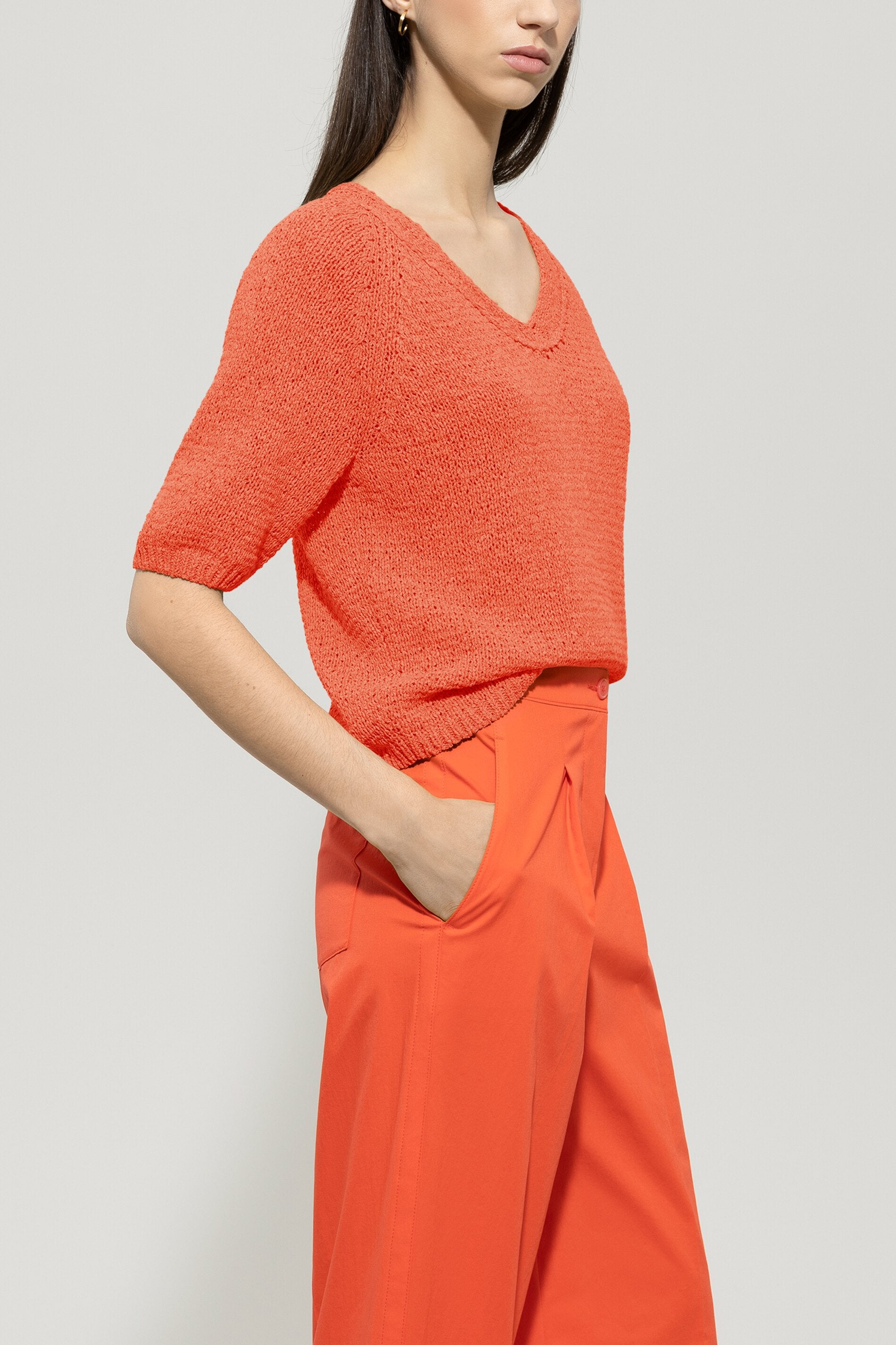 V-Neck-Pullover