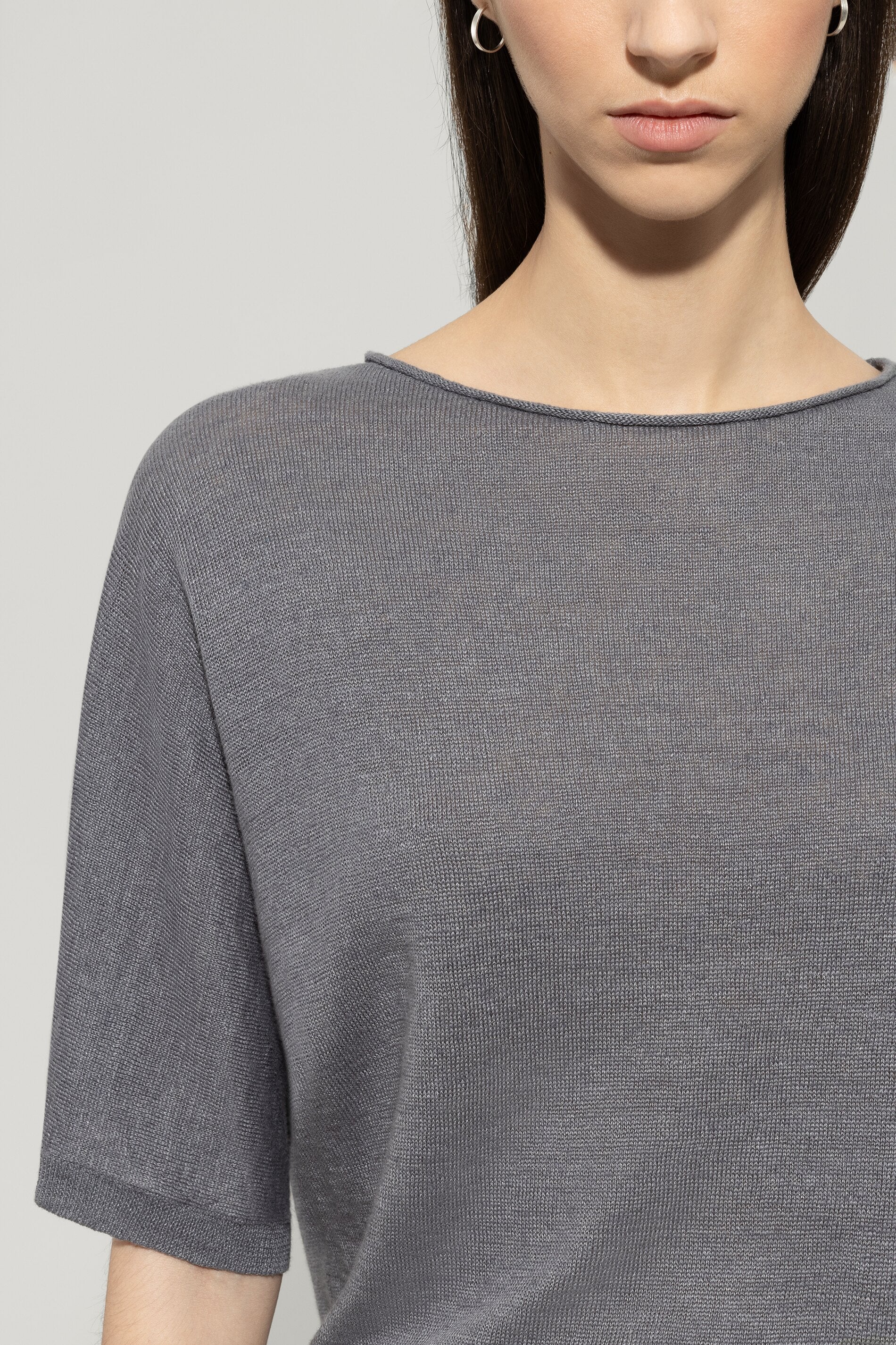 Leinen-Pullover
