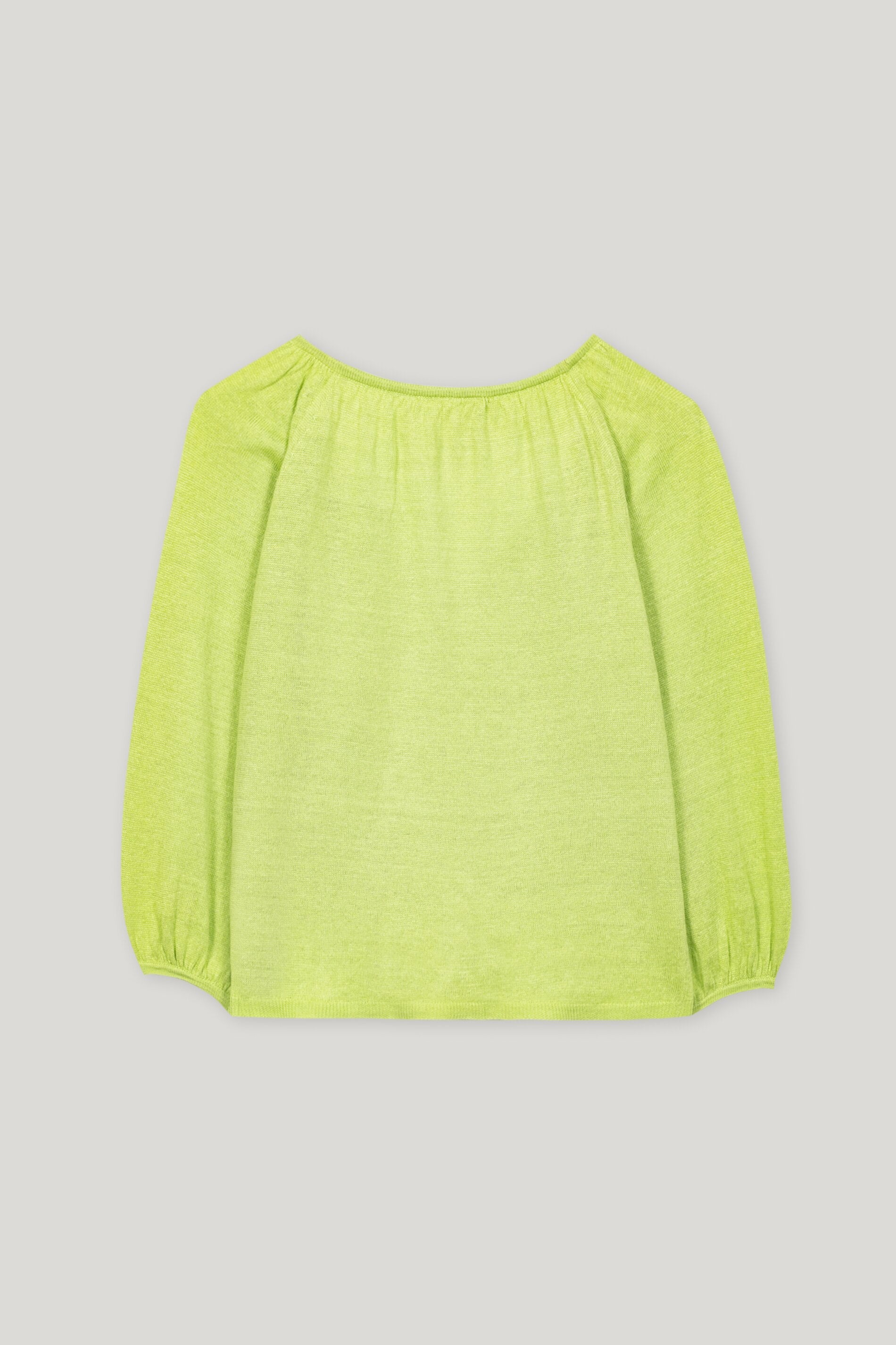 Leinen-Tunika-Pullover