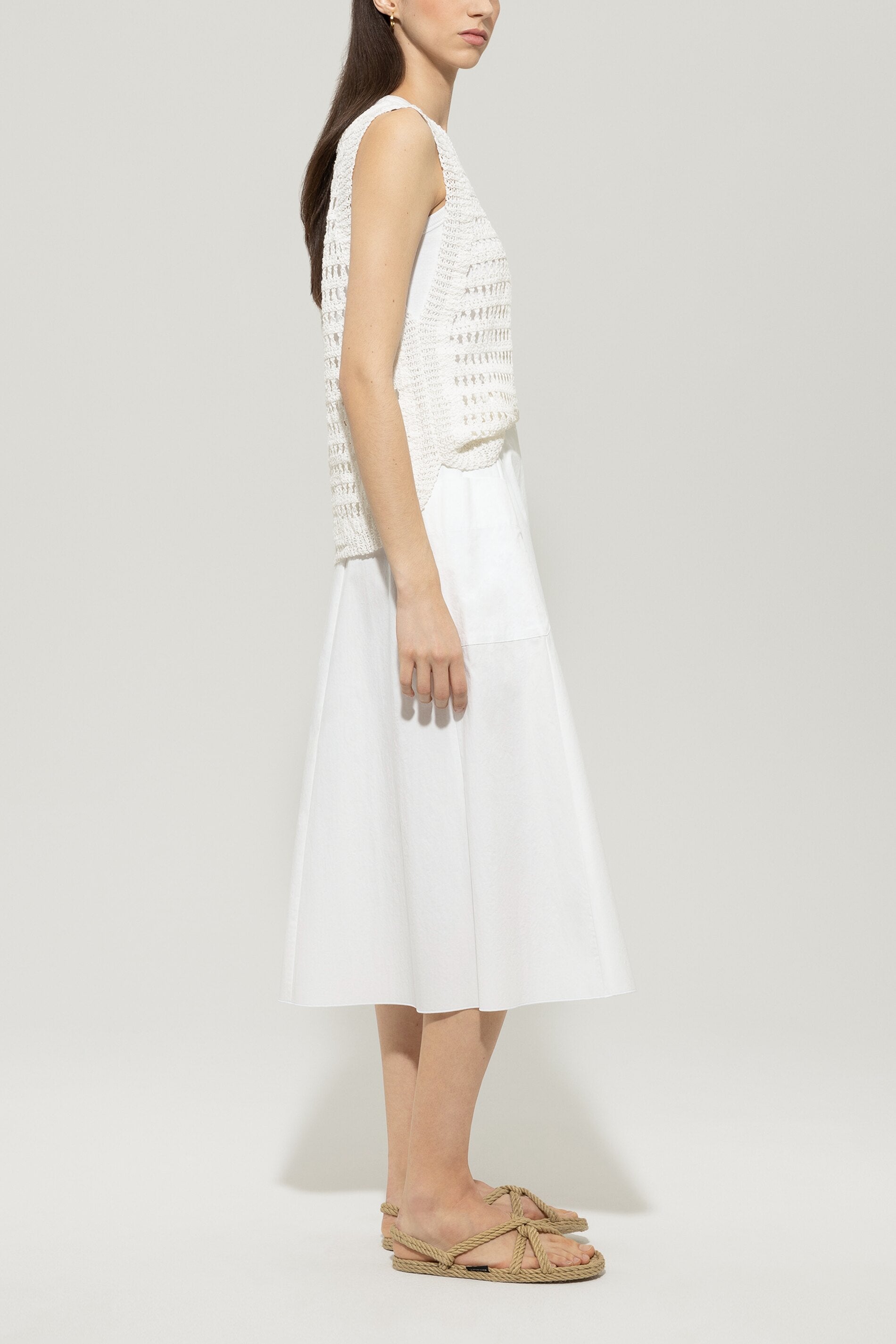 Top in Lace-Crochet-Optik