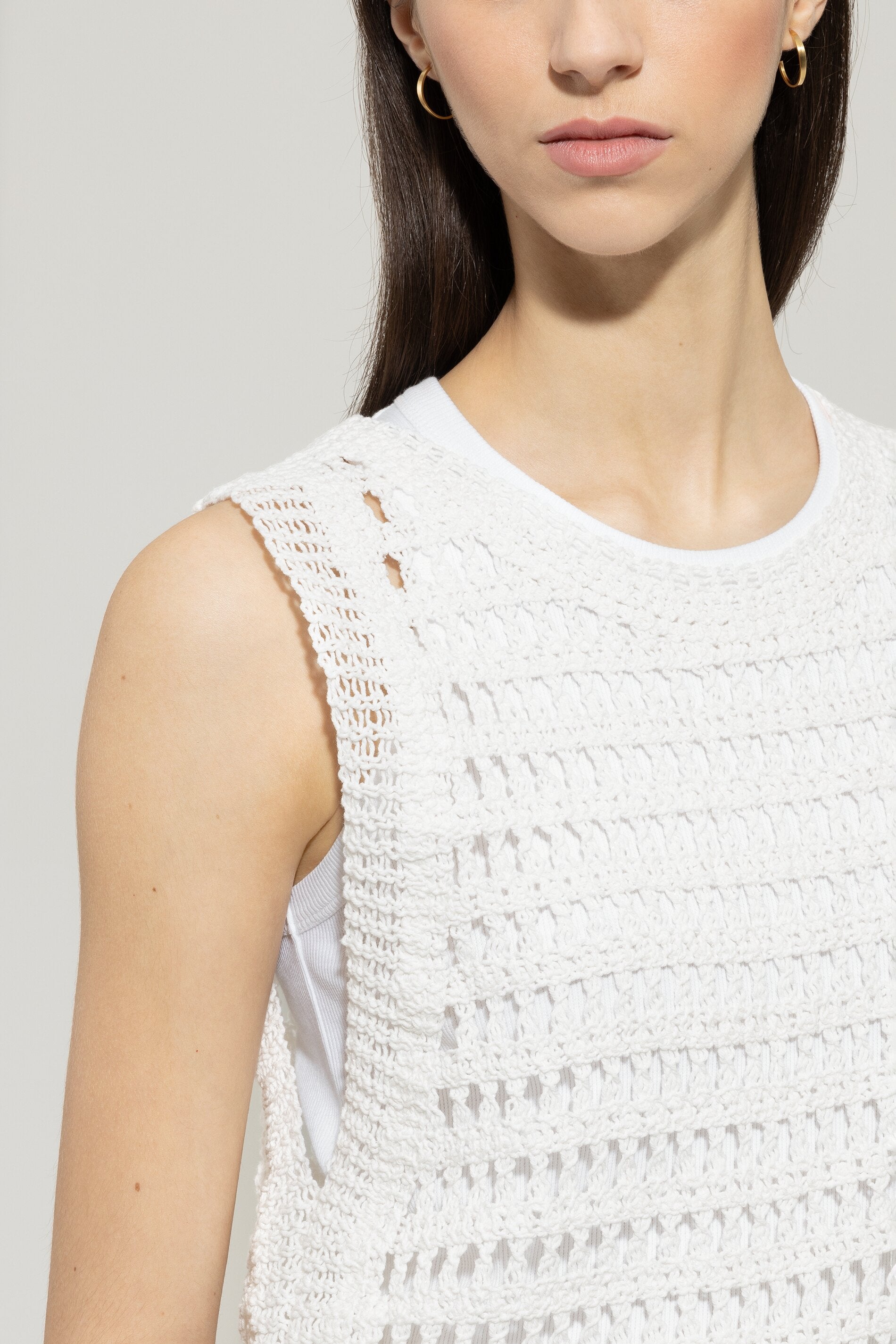 Top in Lace-Crochet-Optik