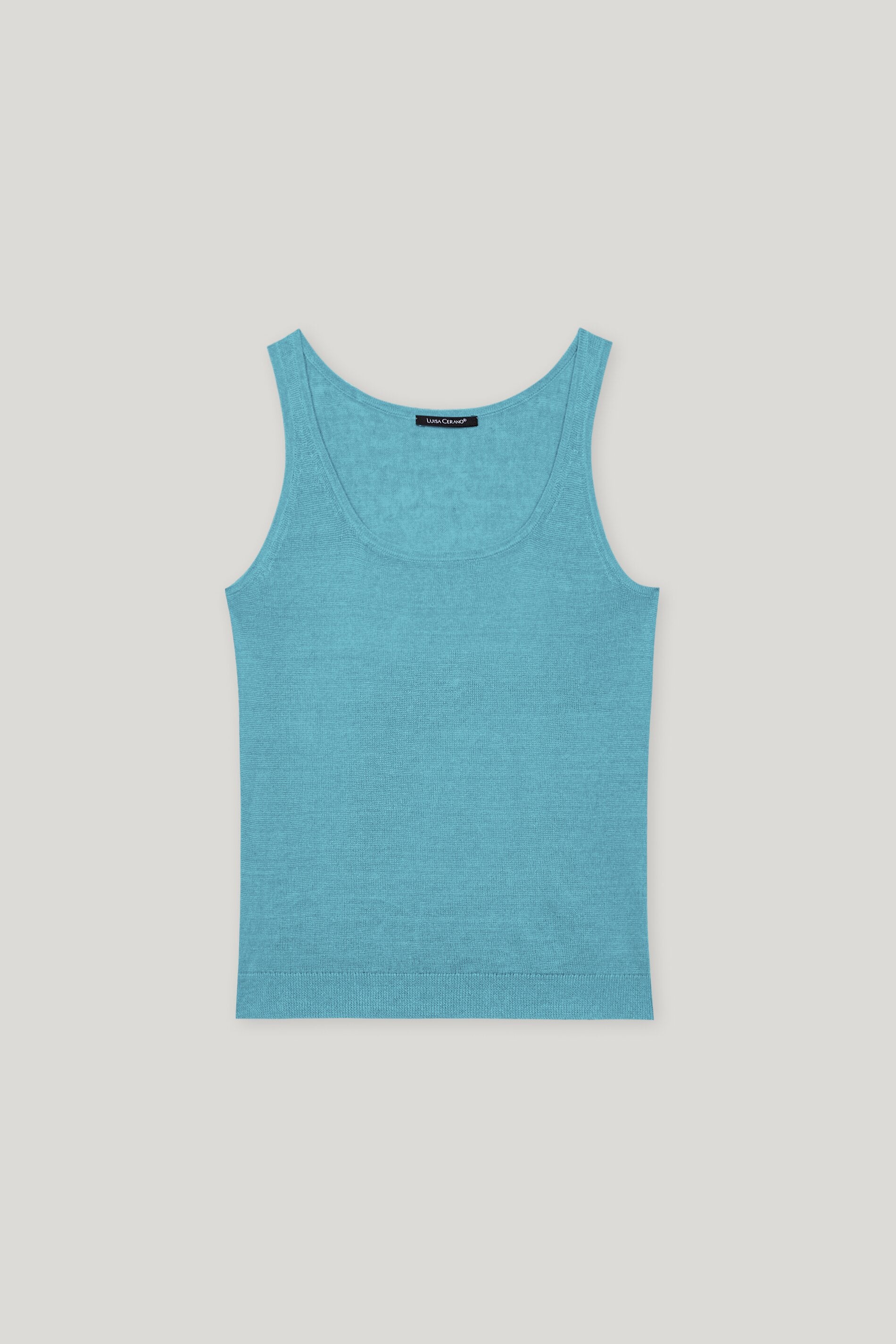 Leinen-Stricktop