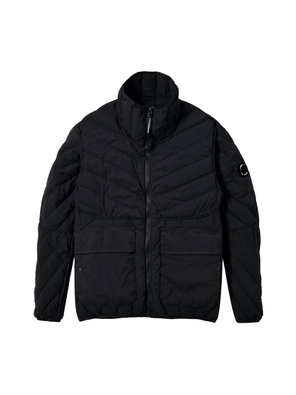 C.P. Company-OUTLET-SALE-Lens Logo Monobloque Down Jacket-ARCHIVIST