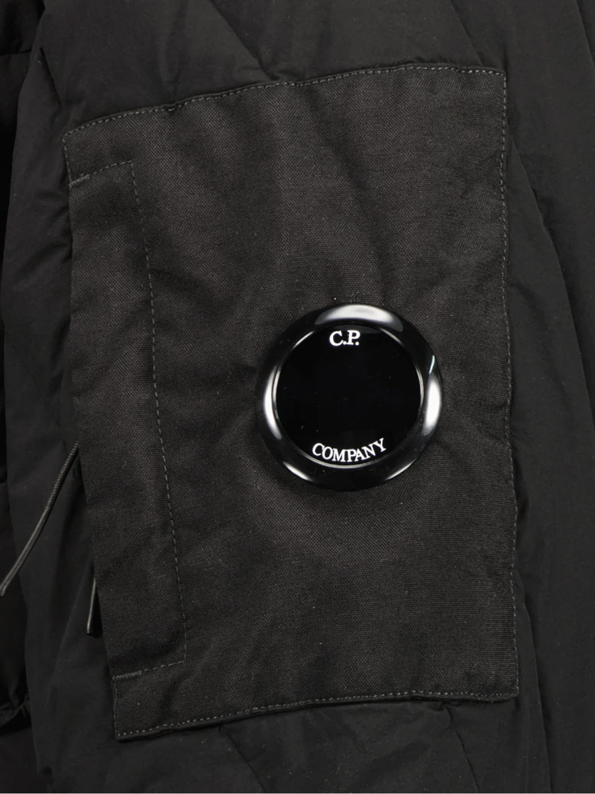 C.P. Company-OUTLET-SALE-Lens Logo Monobloque Down Jacket-ARCHIVIST