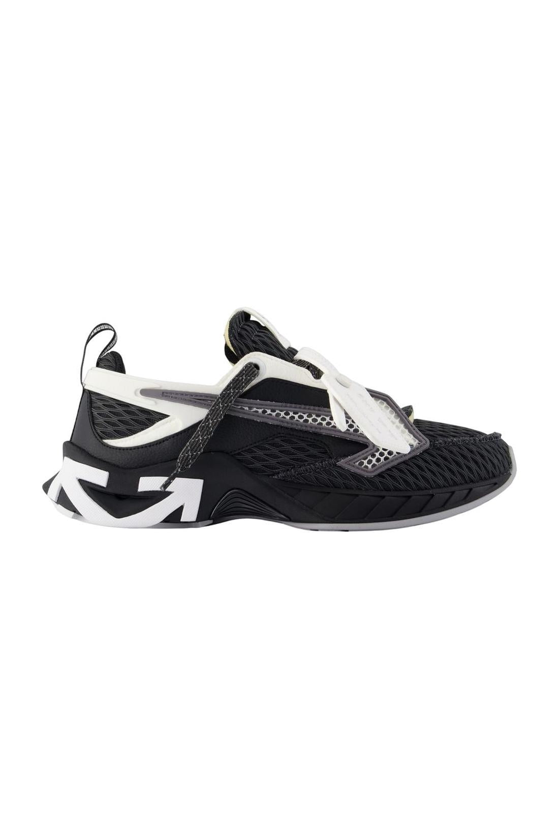 Sneakers Space Memo – OFF WHITE – Synthetik – Schwarz