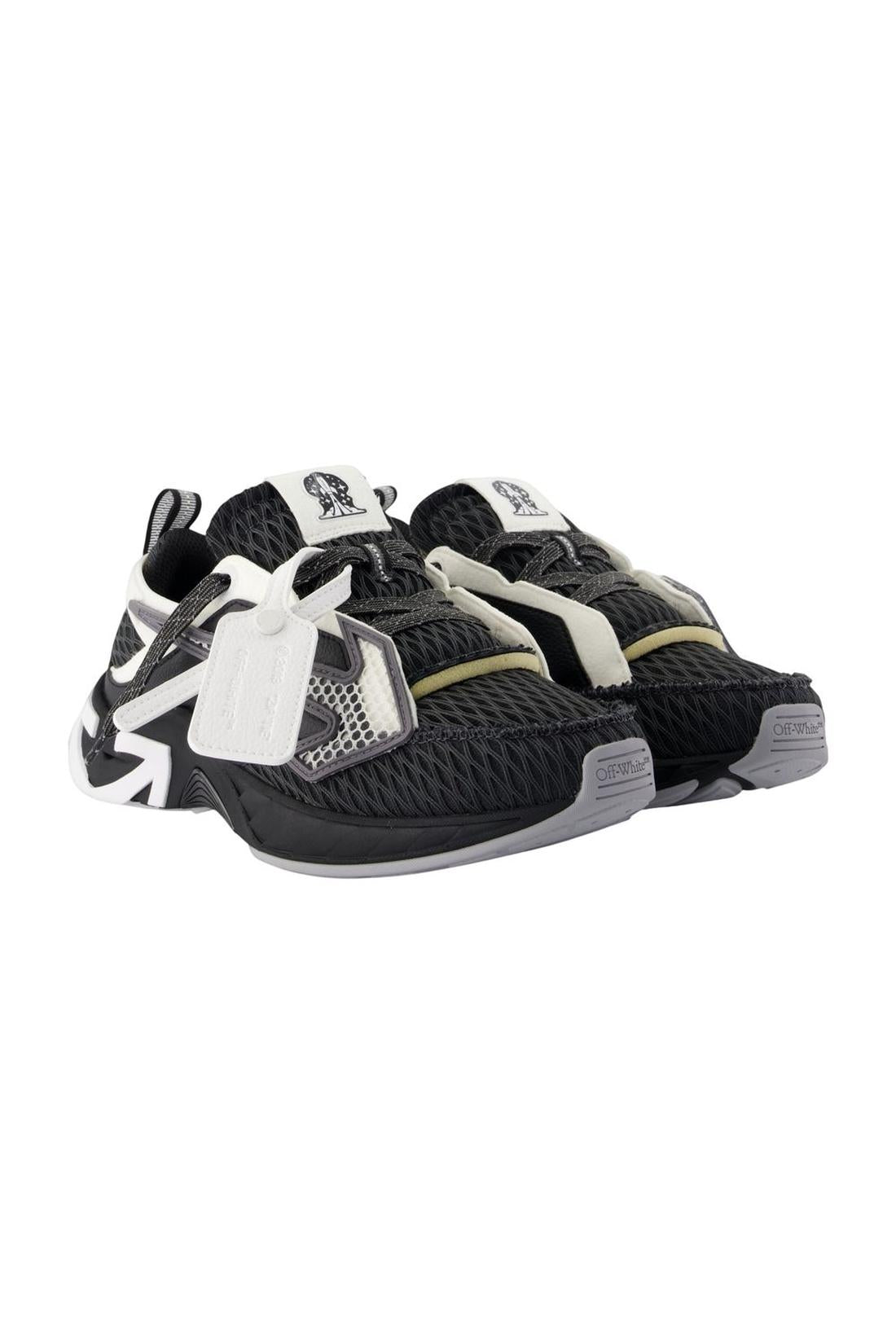 Sneakers Space Memo – OFF WHITE – Synthetik – Schwarz