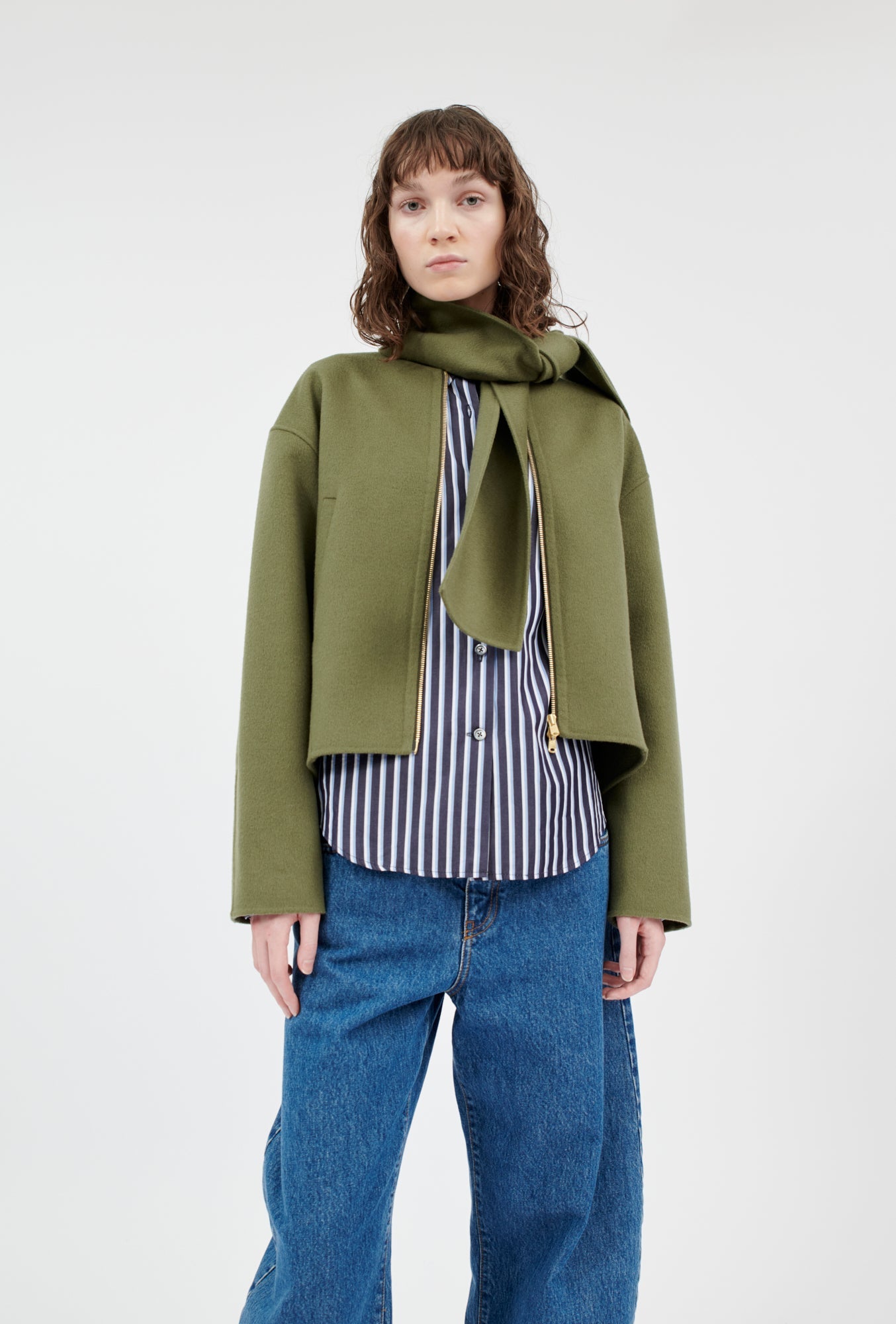 Double Face Jacke, Verdigris