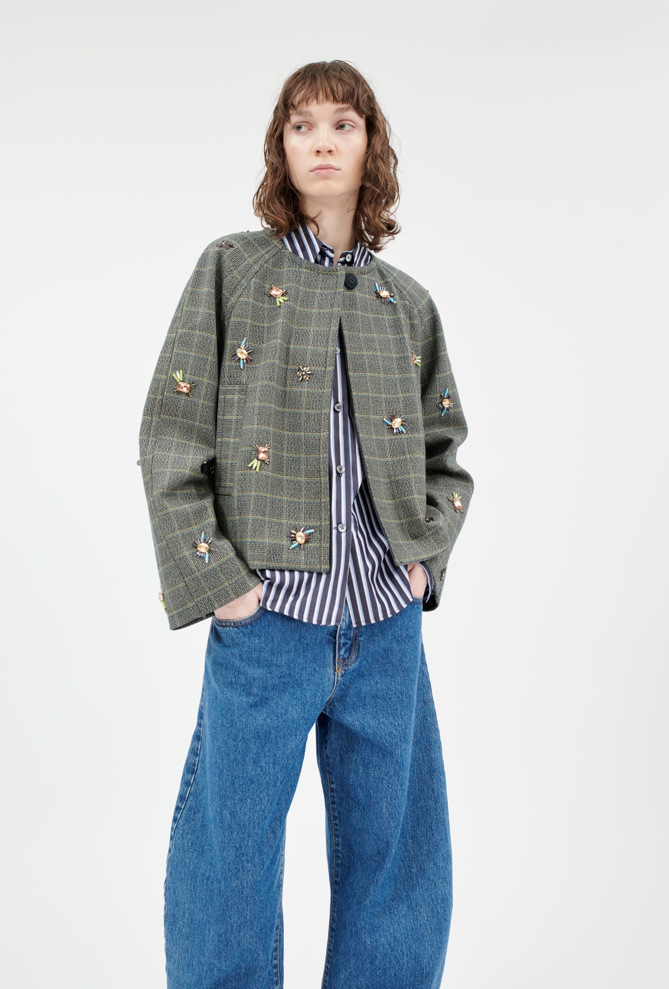 Fancy Check Jacke, Oxid-Jacken & Mäntel-Odeeh-OUTLET-34-Oxid-ARCHIVIST-ARCHIVE-SALE