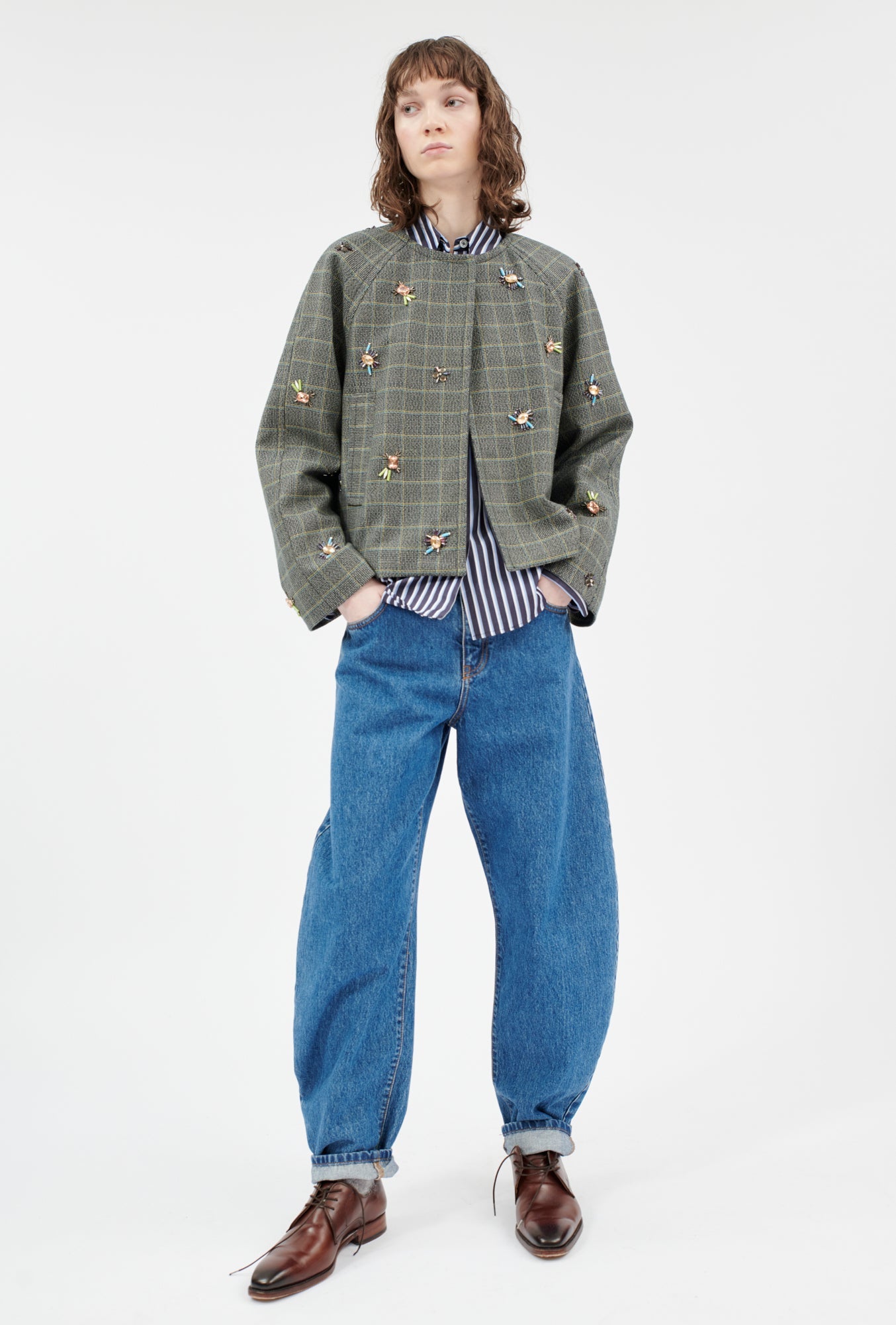 Fancy Check Jacke, Oxid-Jacken & Mäntel-Odeeh-OUTLET-ARCHIVIST-ARCHIVE-SALE