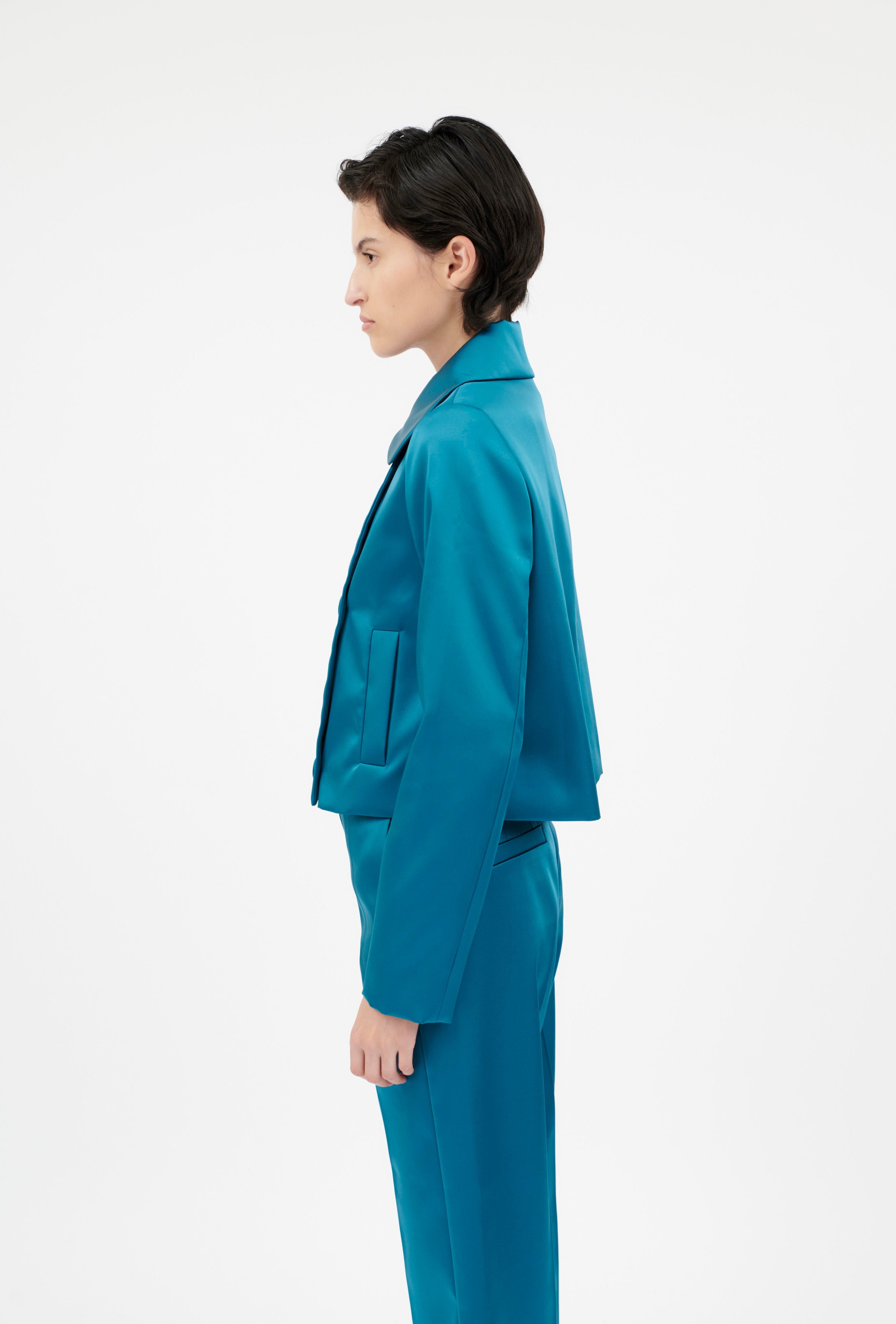 Stretch Duchesse Jacke, Peacock-Jacken & Mäntel-Odeeh-OUTLET-ARCHIVIST-ARCHIVE-SALE