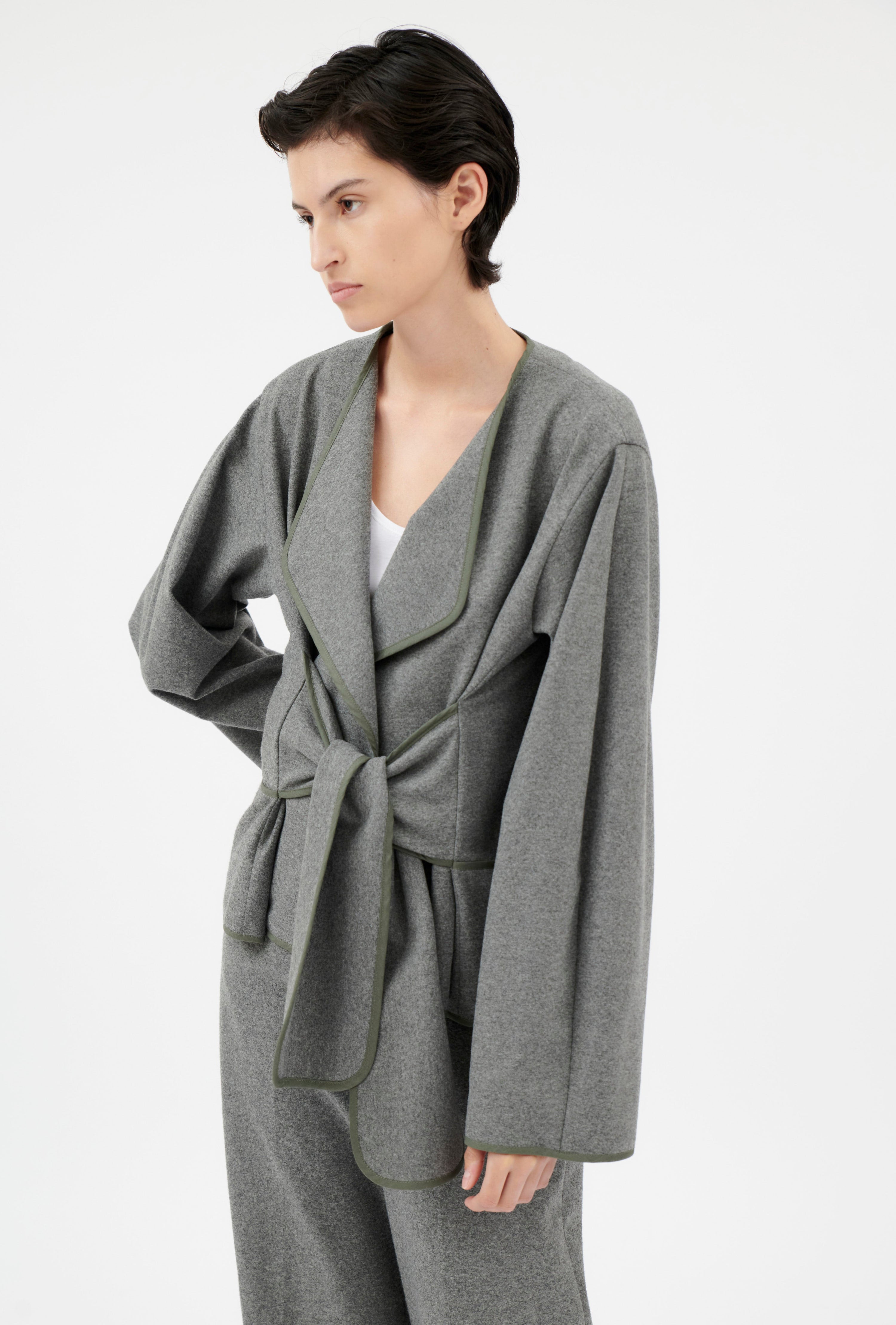 Flannel Jersey Jacke, Light Flannel-Jacken & Mäntel-Odeeh-OUTLET-ARCHIVIST-ARCHIVE-SALE
