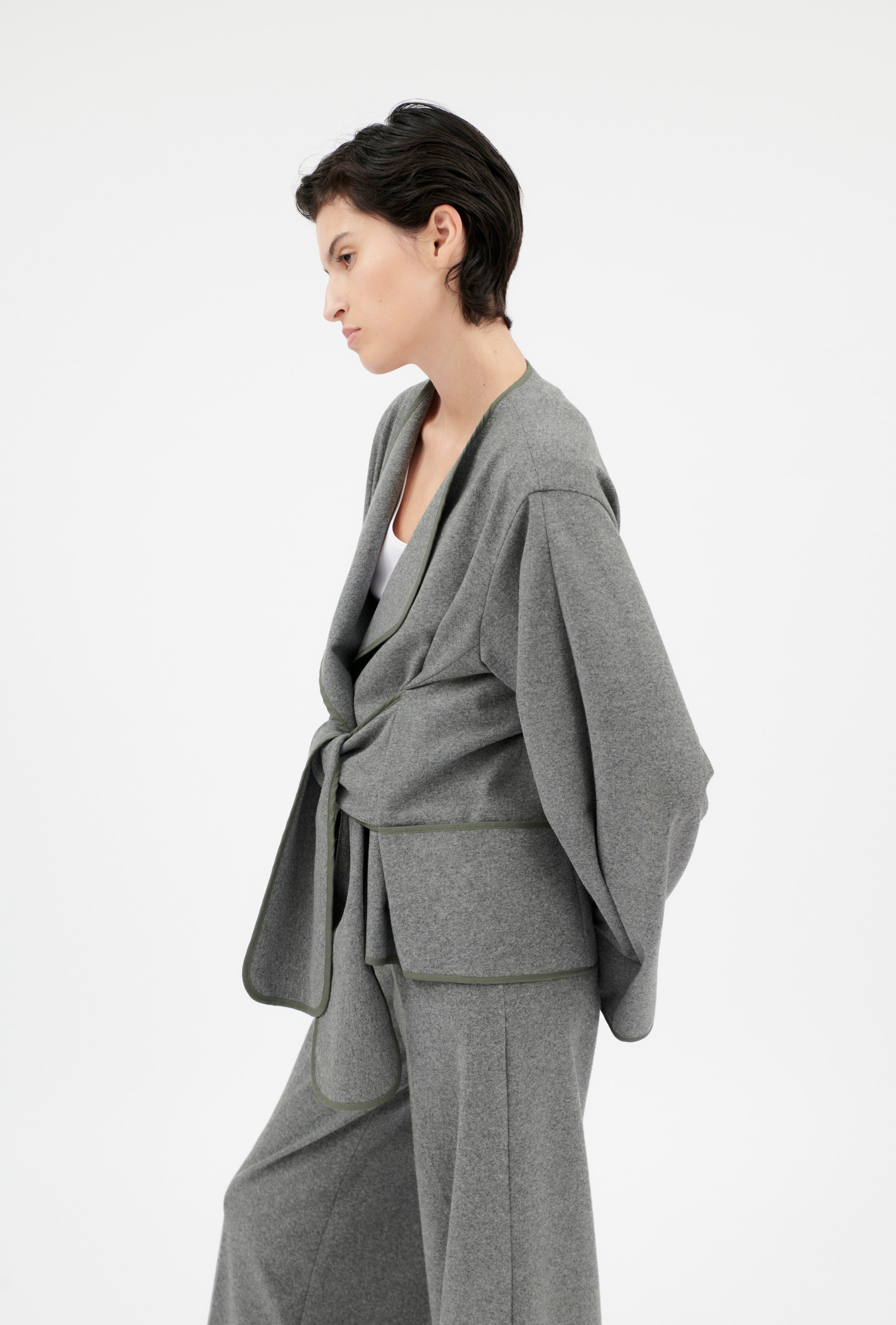 Flannel Jersey Jacke, Light Flannel-Jacken & Mäntel-Odeeh-OUTLET-ARCHIVIST-ARCHIVE-SALE