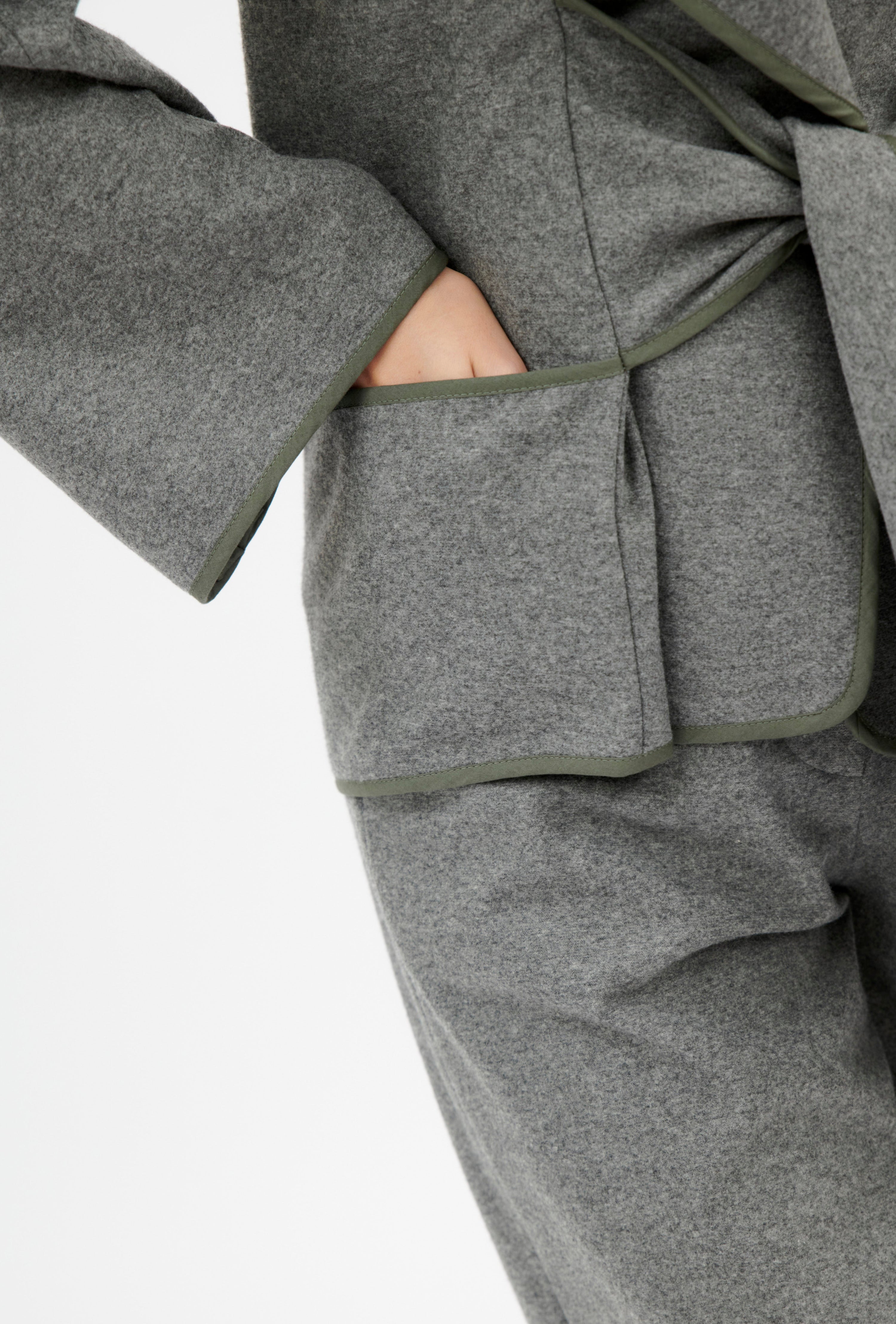 Flannel Jersey Jacke, Light Flannel-Jacken & Mäntel-Odeeh-OUTLET-ARCHIVIST-ARCHIVE-SALE