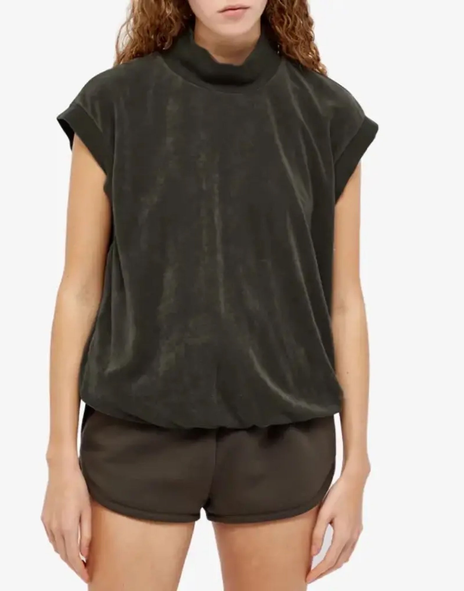 Essentials Mock Neck Vest Top