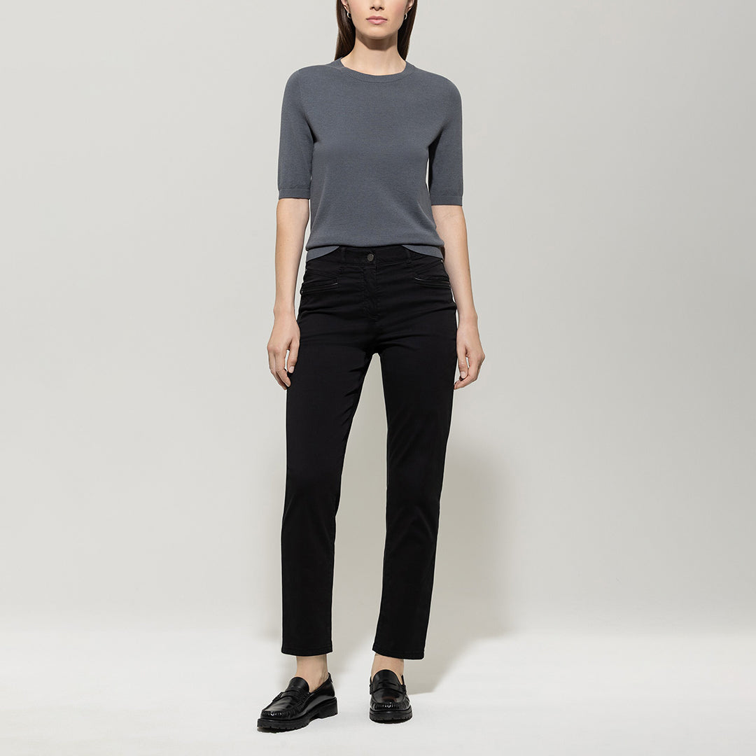 Feinstrick-Pullover