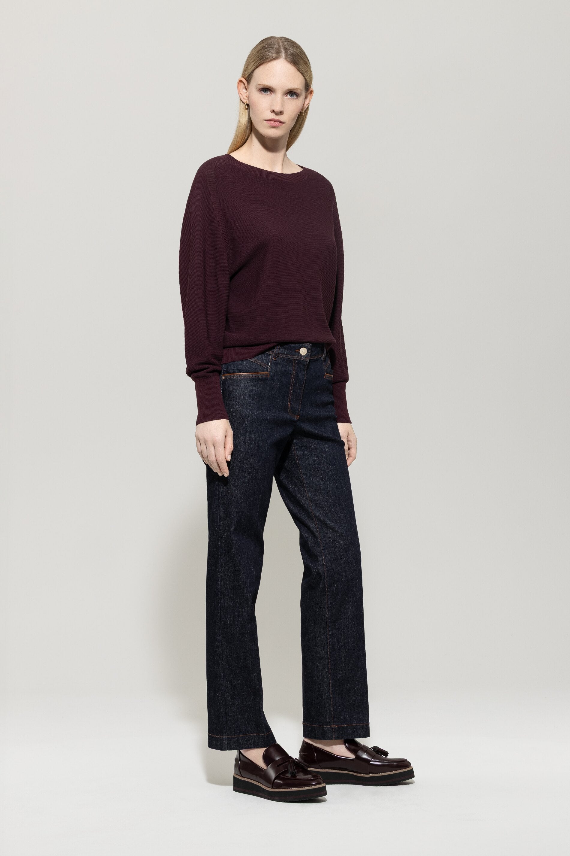 Pullover in Links-Struktur