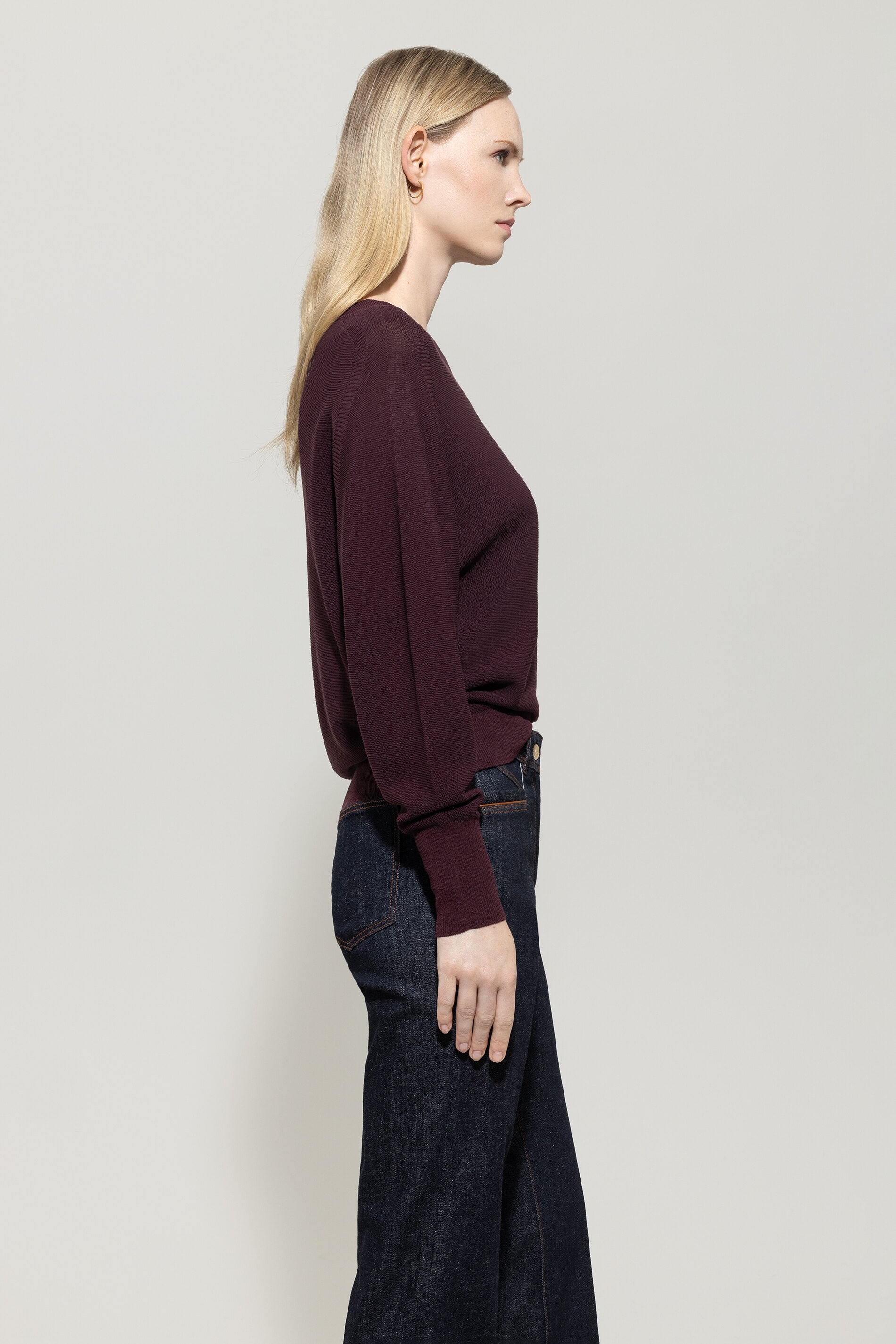 Pullover in Links-Struktur