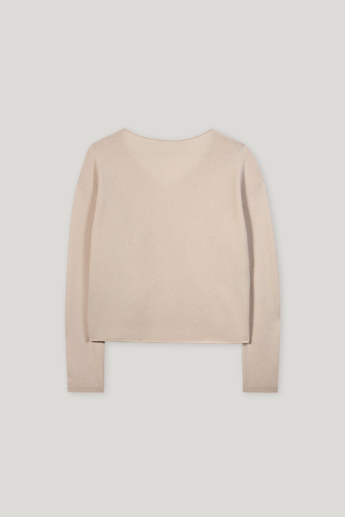 V-Pullover aus Kaschmir-Mix