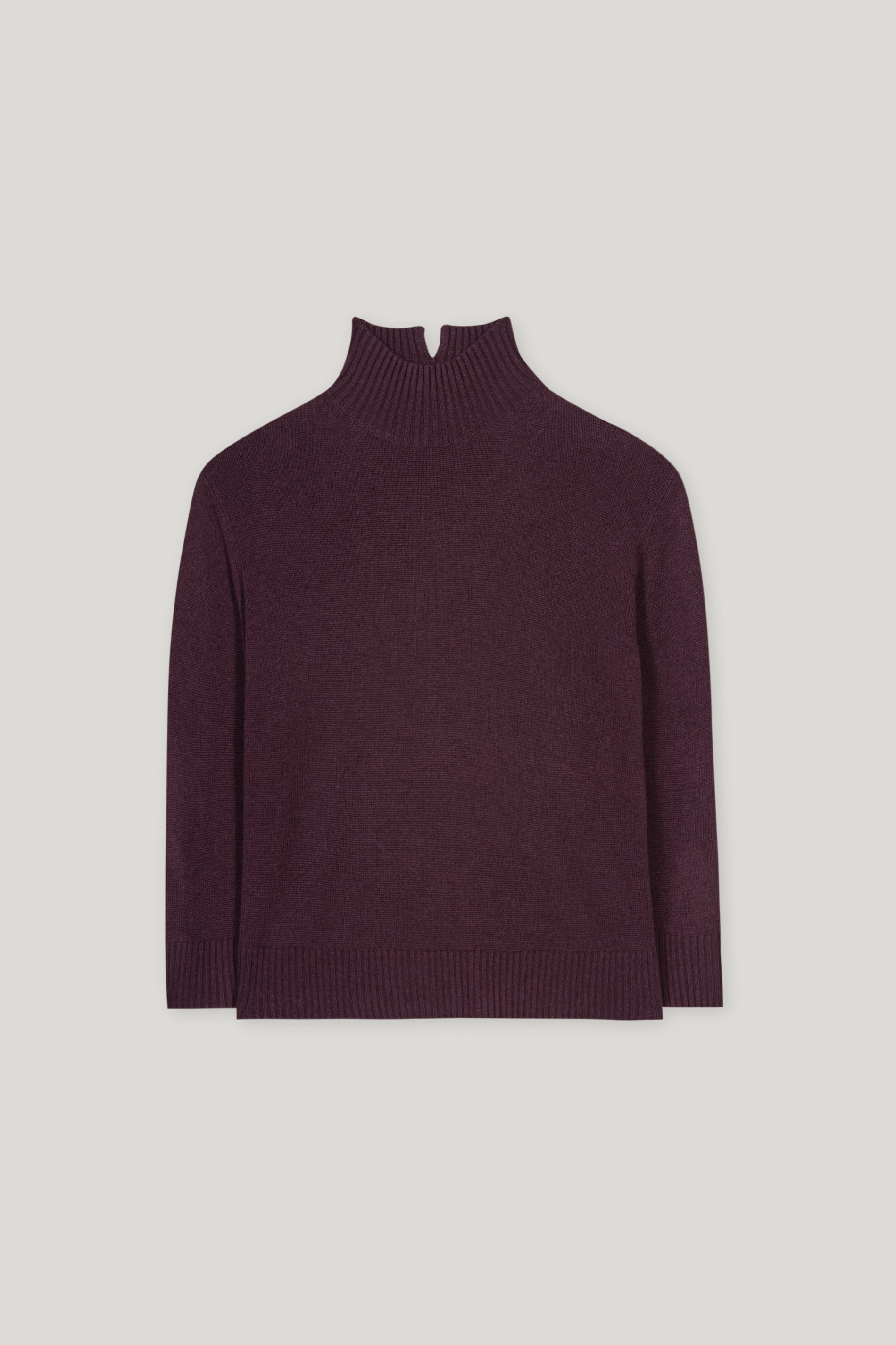 Rollkragen-Pulli aus Woll-Mix