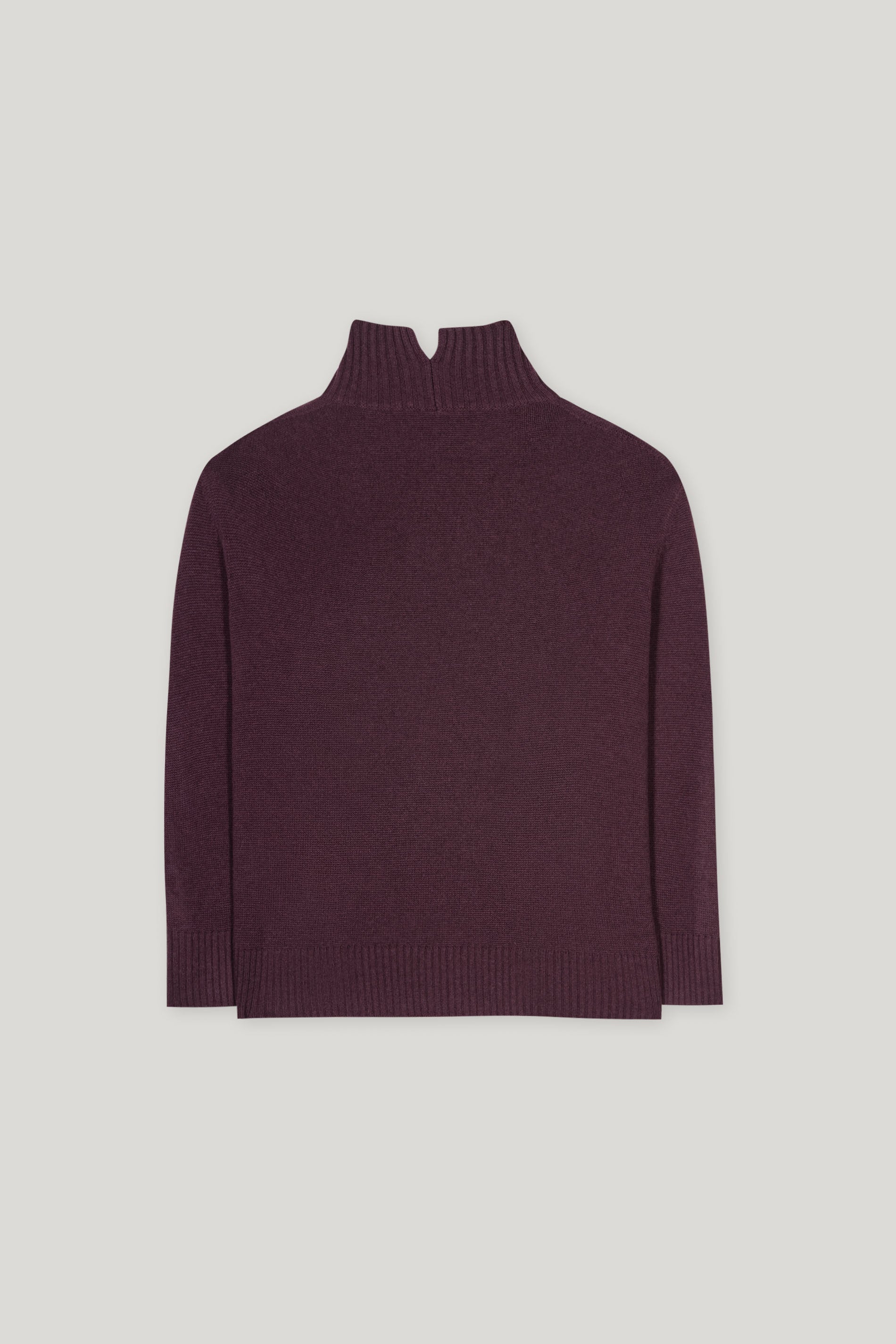 Rollkragen-Pulli aus Woll-Mix
