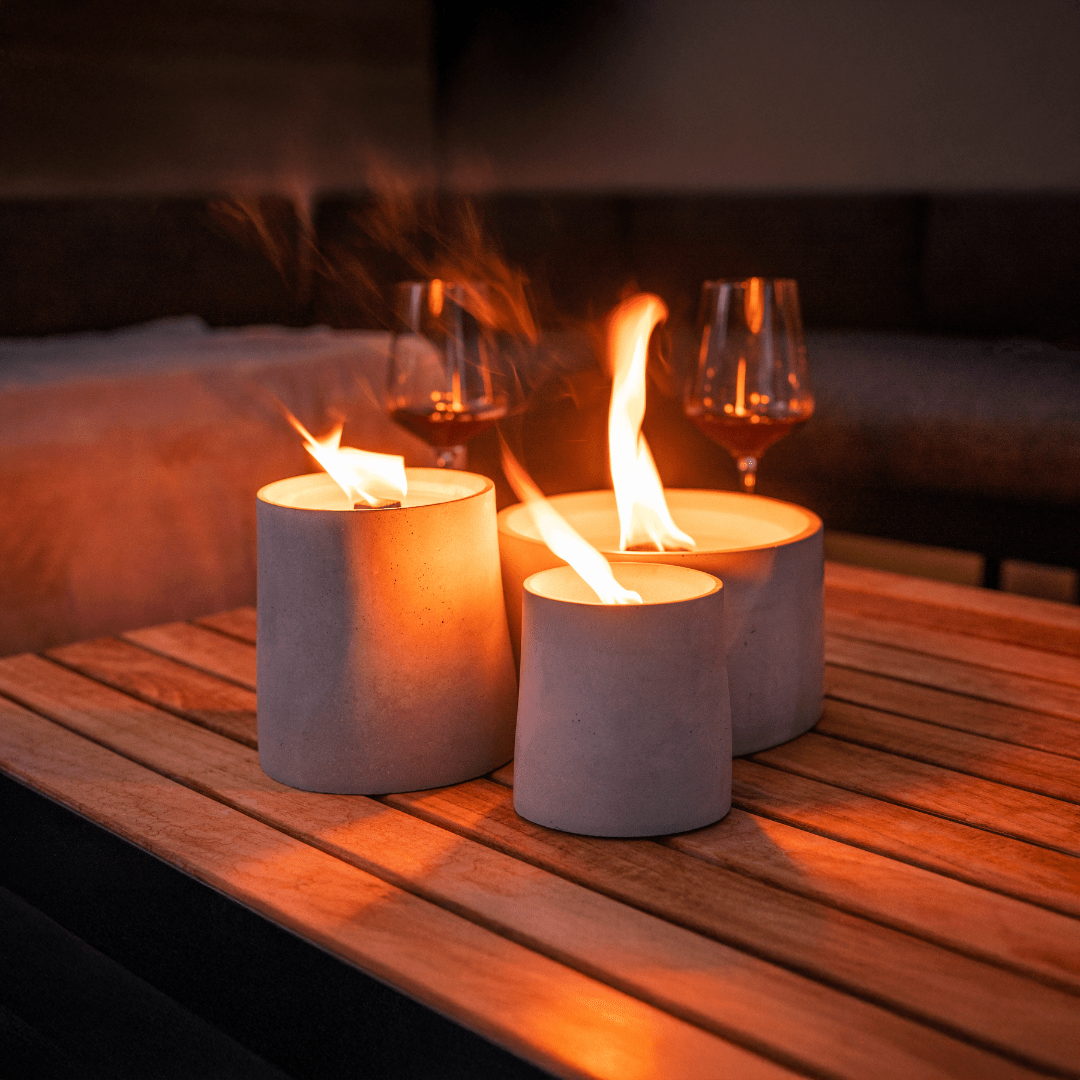 Manubeton-Dauerfeuer CLARUS (3er Set)-Kerze-Black-Deal-Outlet-by-ARCHIVIST