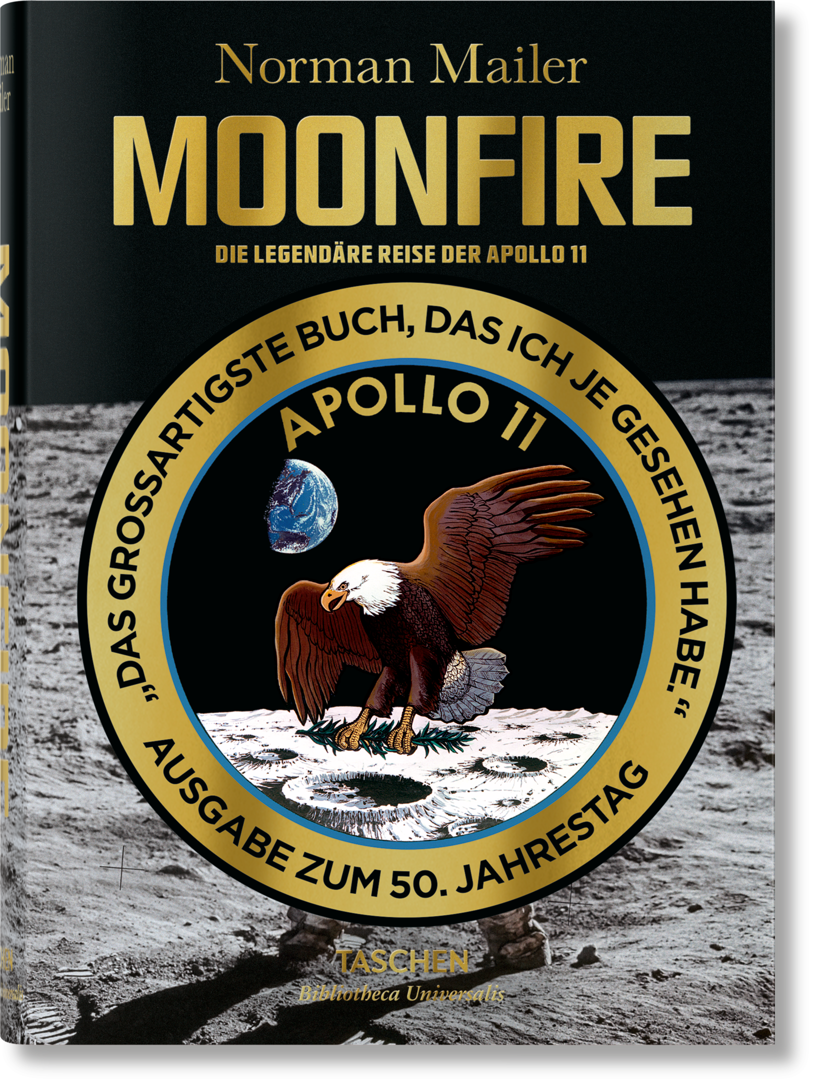 Taschen-Norman Mailer. MoonFire. Die legendäre Reise der Apollo 11 (German)-Photography-Black-Deal-Outlet-by-ARCHIVIST
