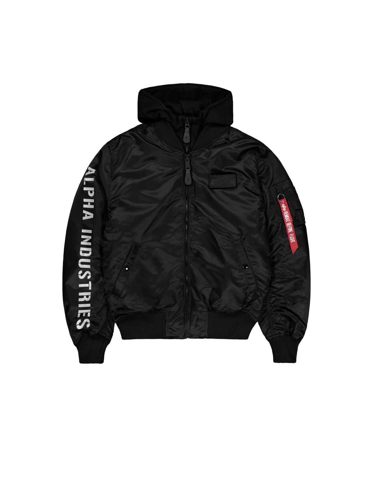 MA-1 D-Tec Sleeve Embroidery Slim Bomber Jacket