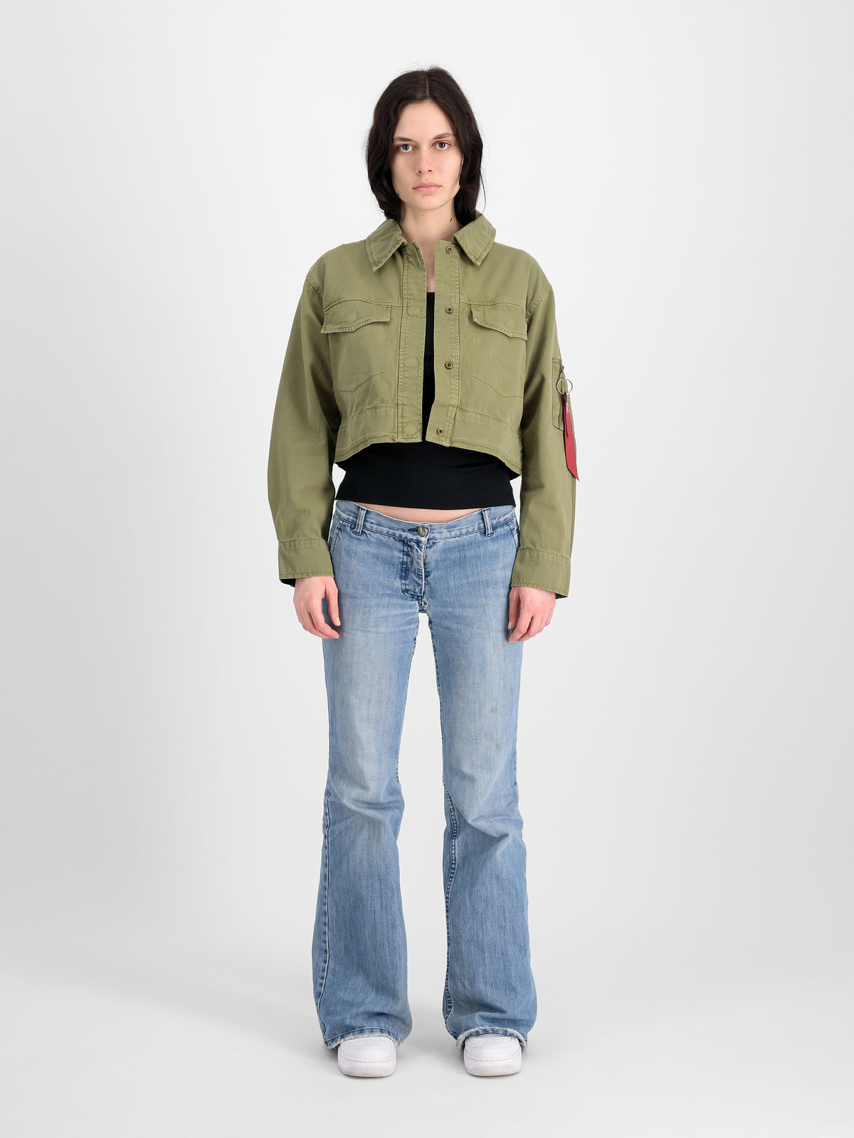Deck Cropped Bomber Jacket Women