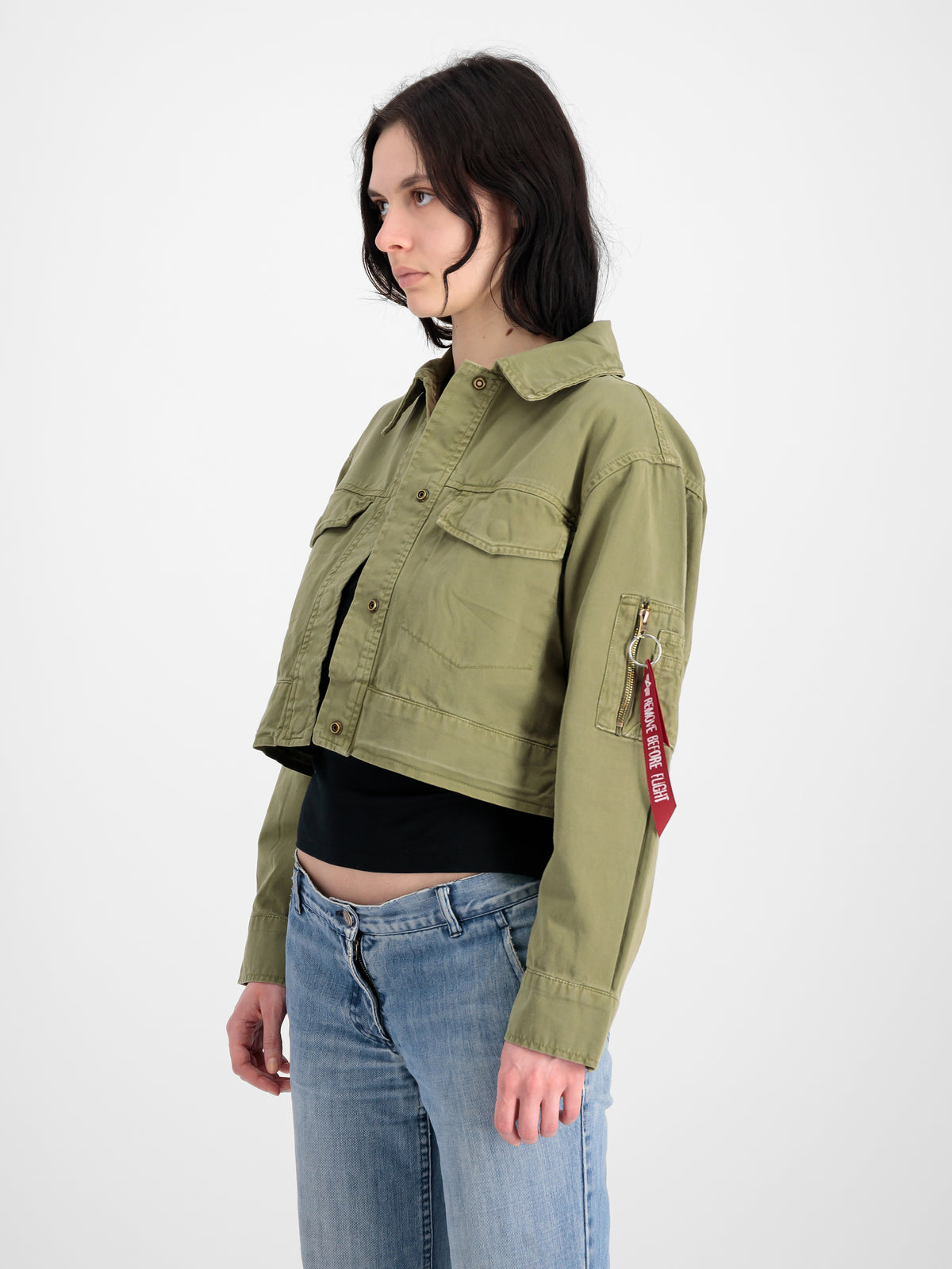 Deck Cropped Bomber Jacket Women