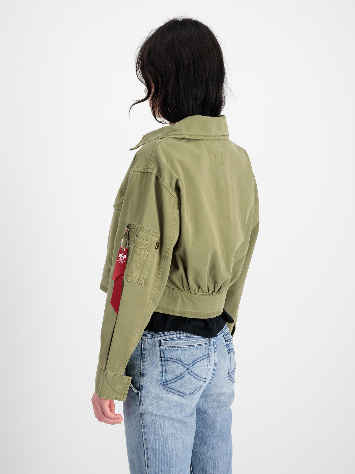 Deck Cropped Bomber Jacket Women