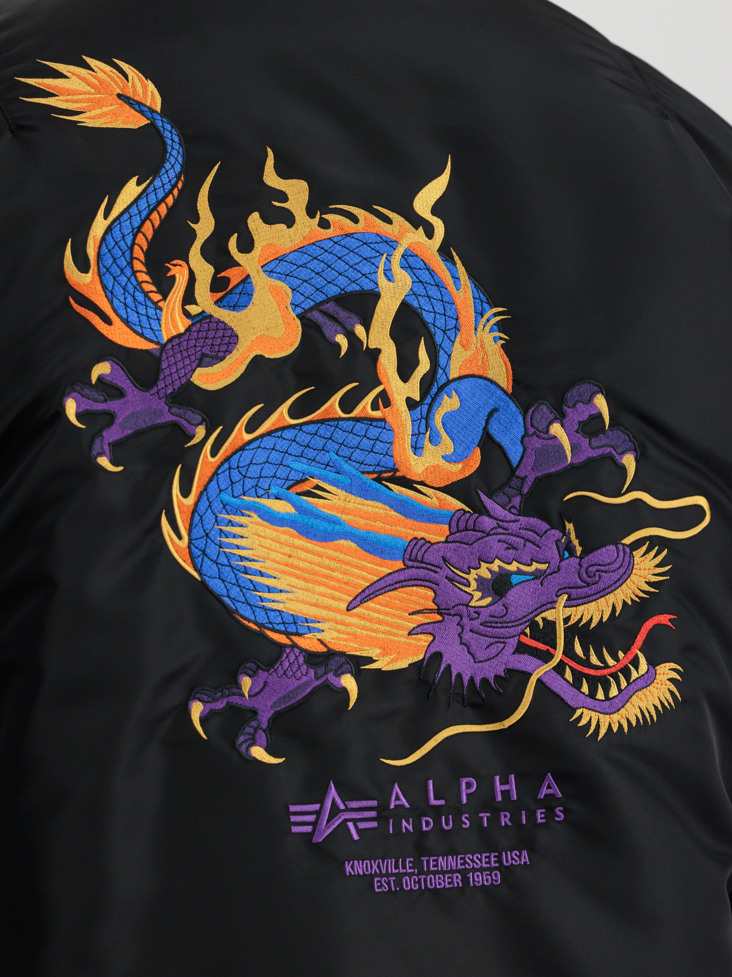 MA-1 Dragon Embroidery Bomber Jacket
