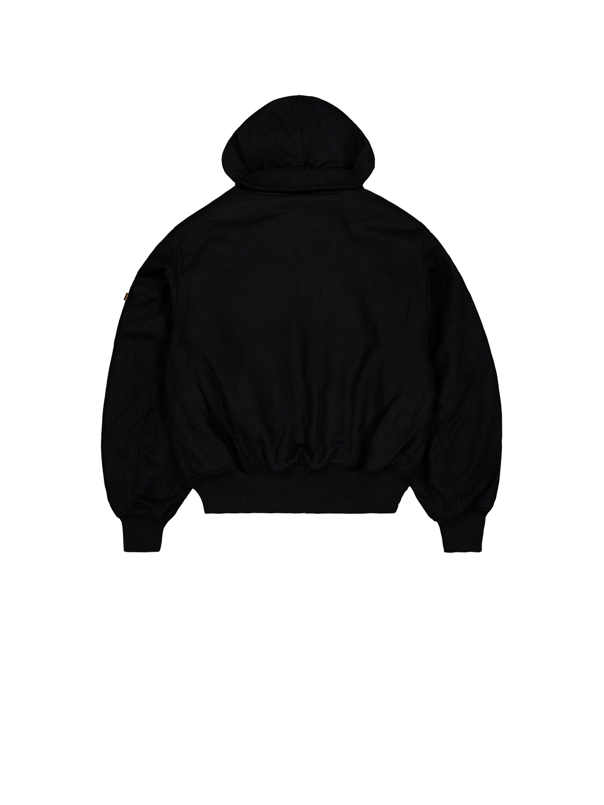 CWU Zip Hood Wool Bomber Jacket
