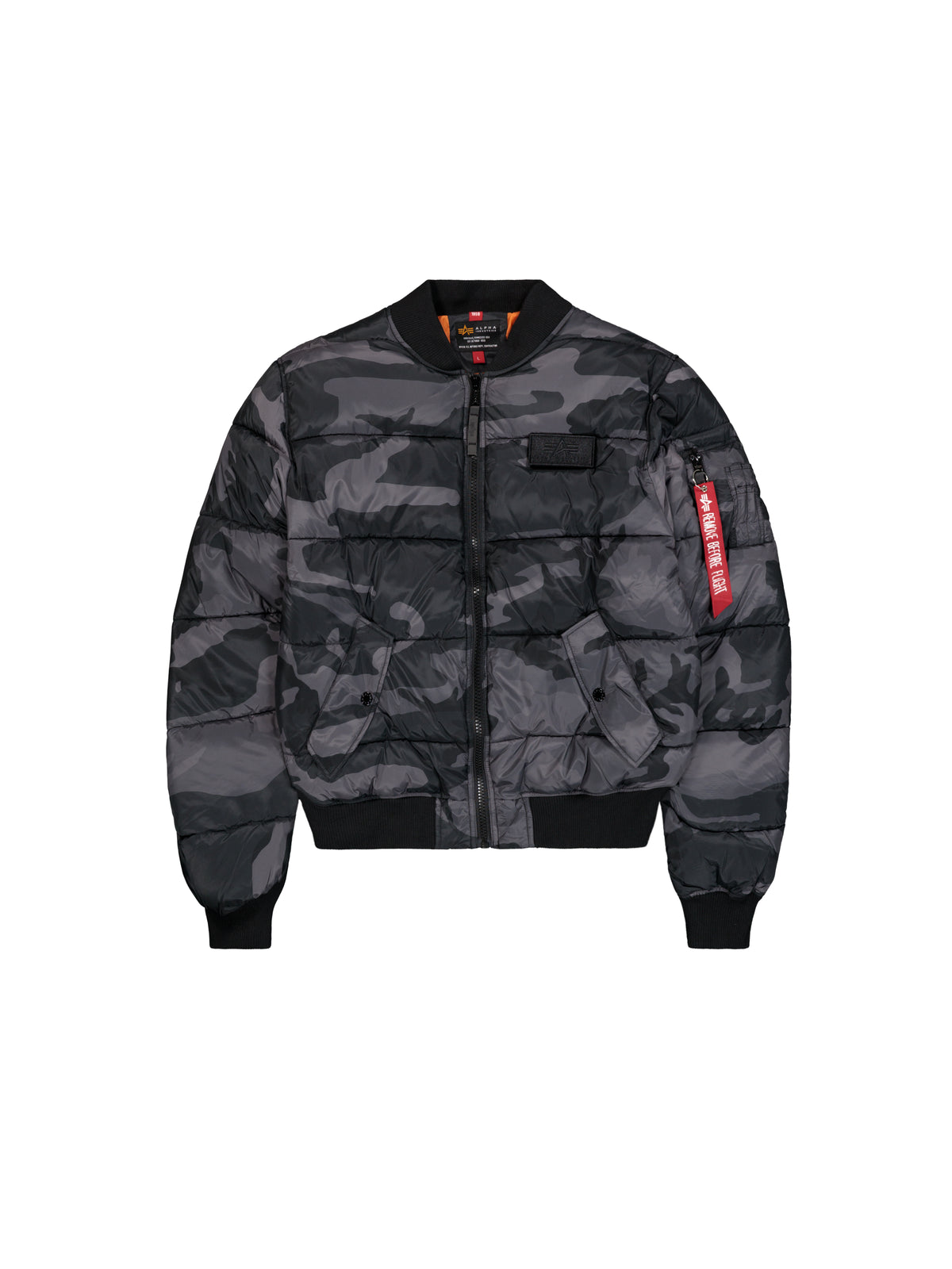 MA-1 Puffer Bomber Camo Bomber Jacket
