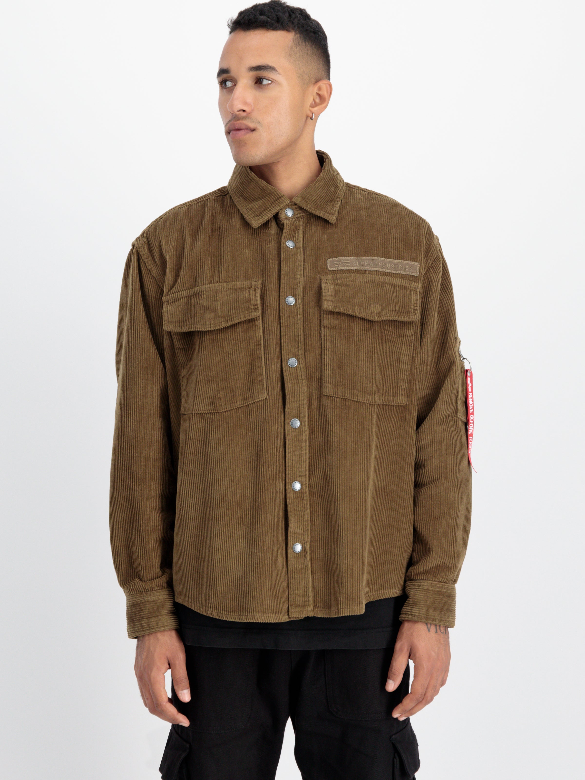 Cord Overshirt-Jacken & Mäntel-Alpha Industries-OUTLET-XS-sand-ARCHIVIST-ARCHIVE-SALE