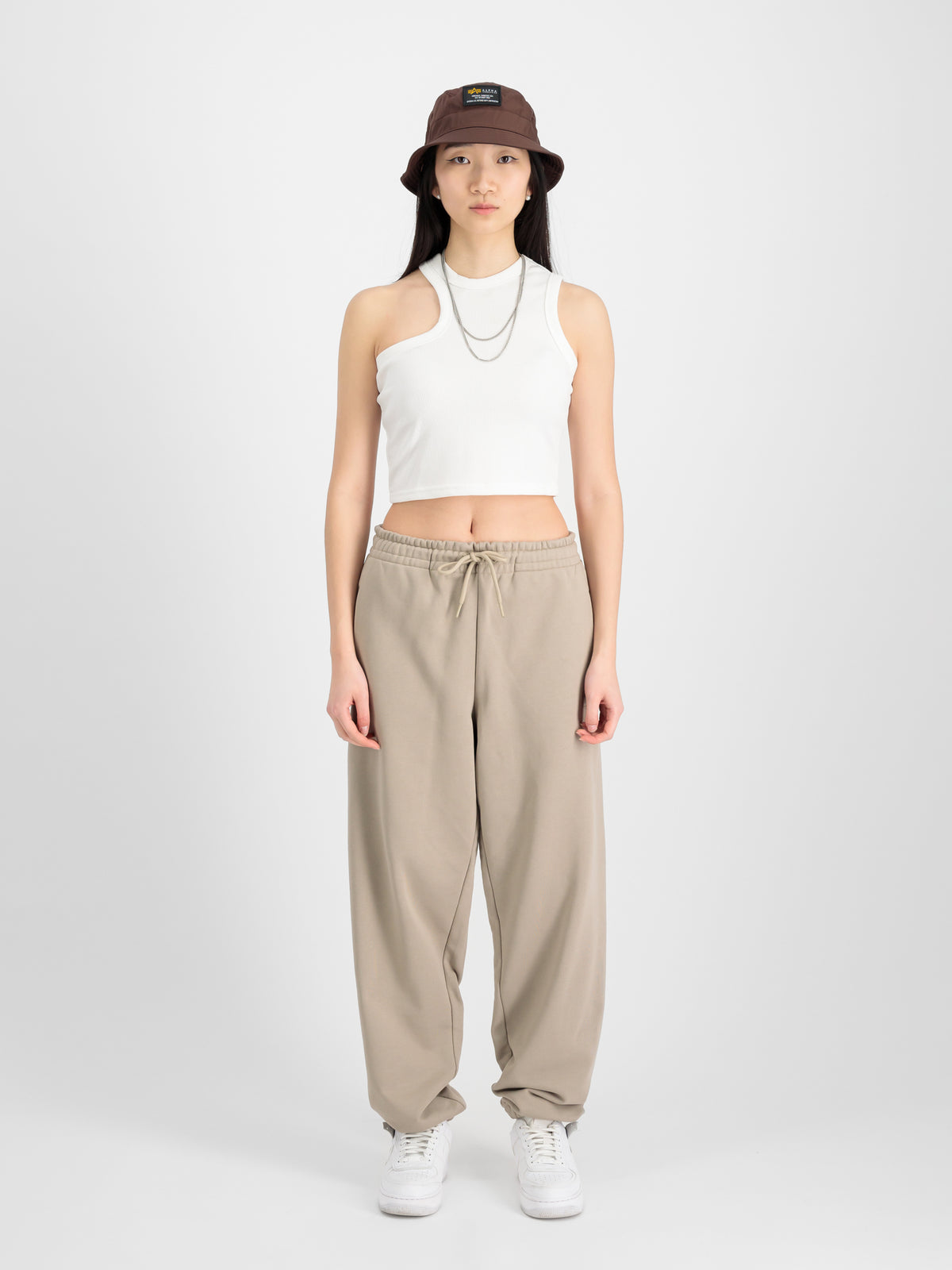 Alpha Essentials Rubber Logo Jogger Women