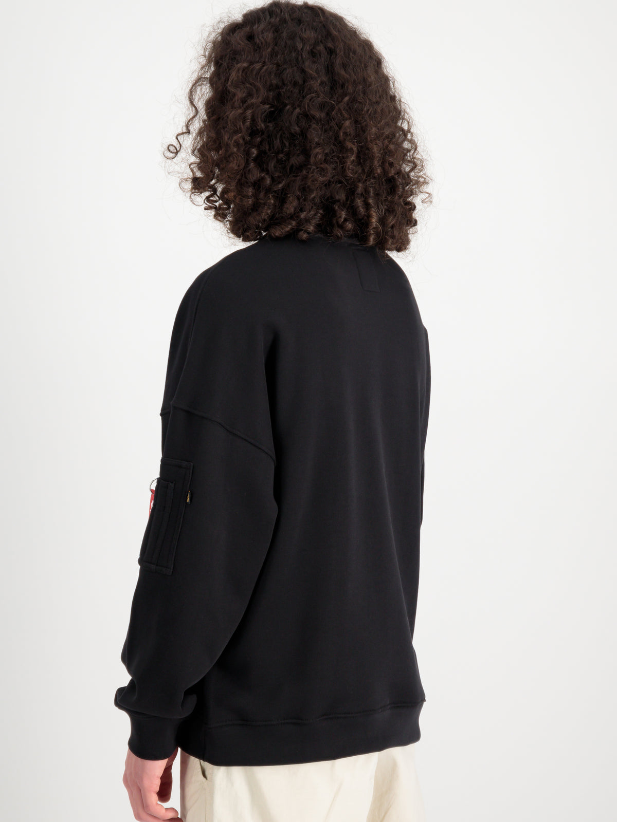 Alpha Essentials Rubber Logo Sweatshirt